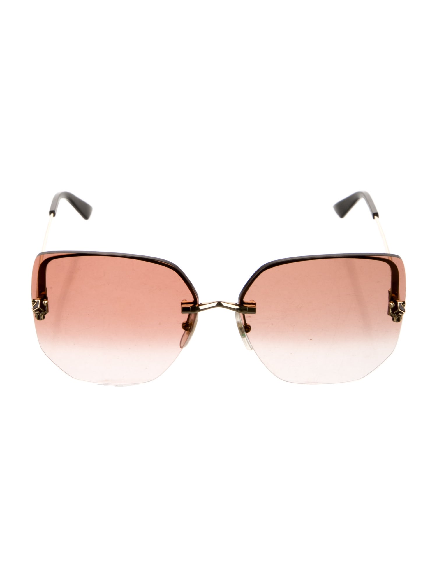 Cartier Panthere De Cartier Oversize Sunglasses