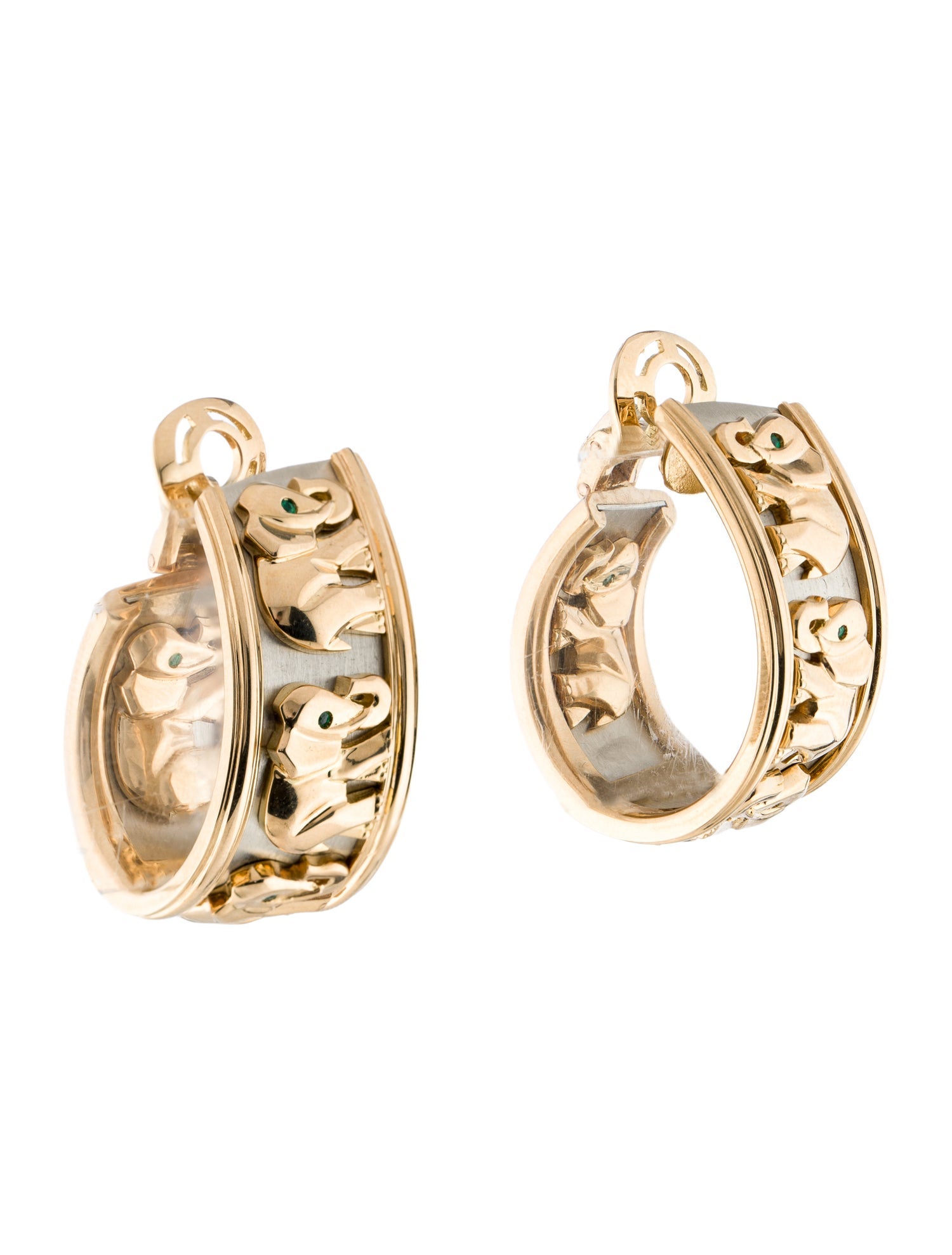 Cartier Vintage Elephant Earrings
