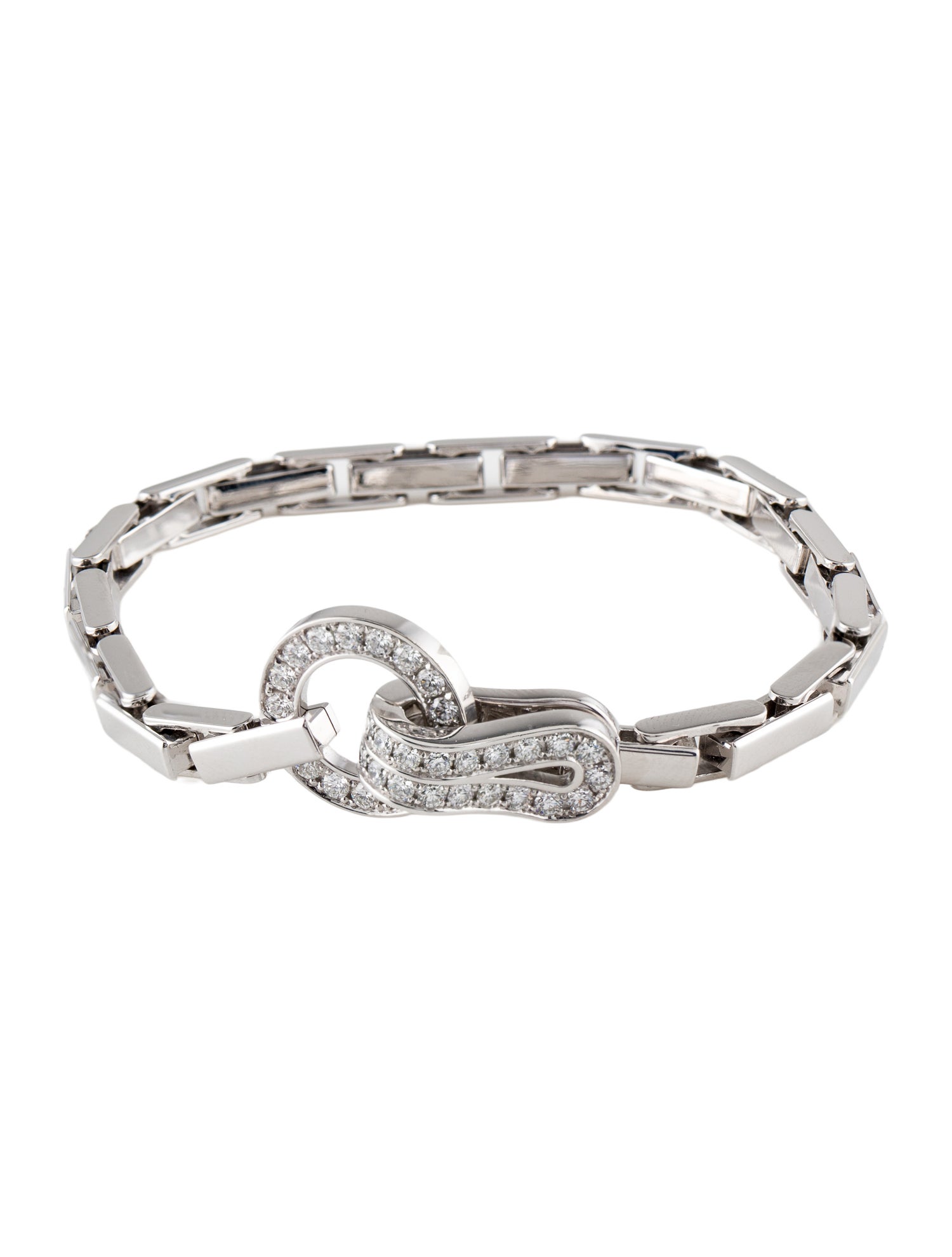 Cartier Diamond Agrafe Bracelet