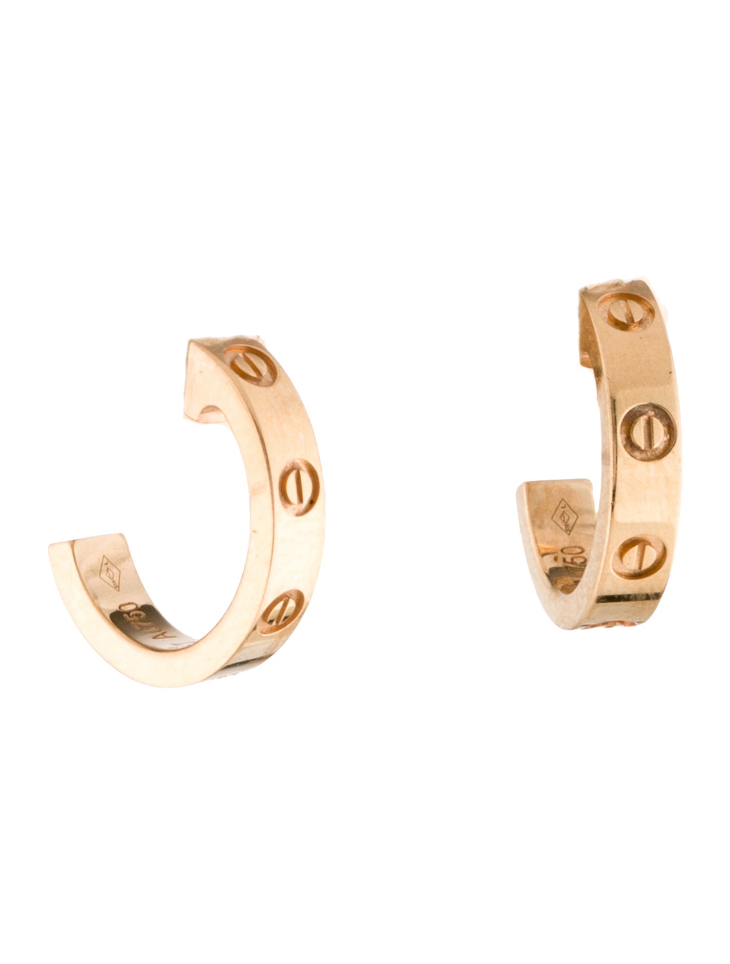 Cartier LOVE Hoop Earrings, Small Model