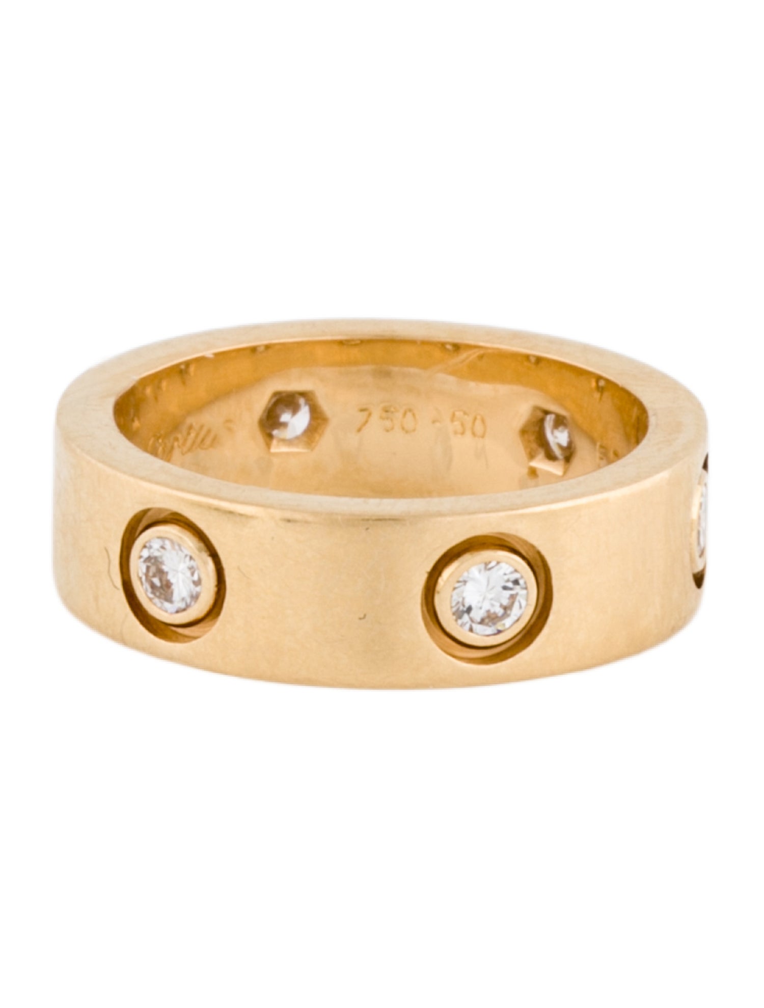 Cartier Vintage 6 Diamond LOVE Ring, Classic Model