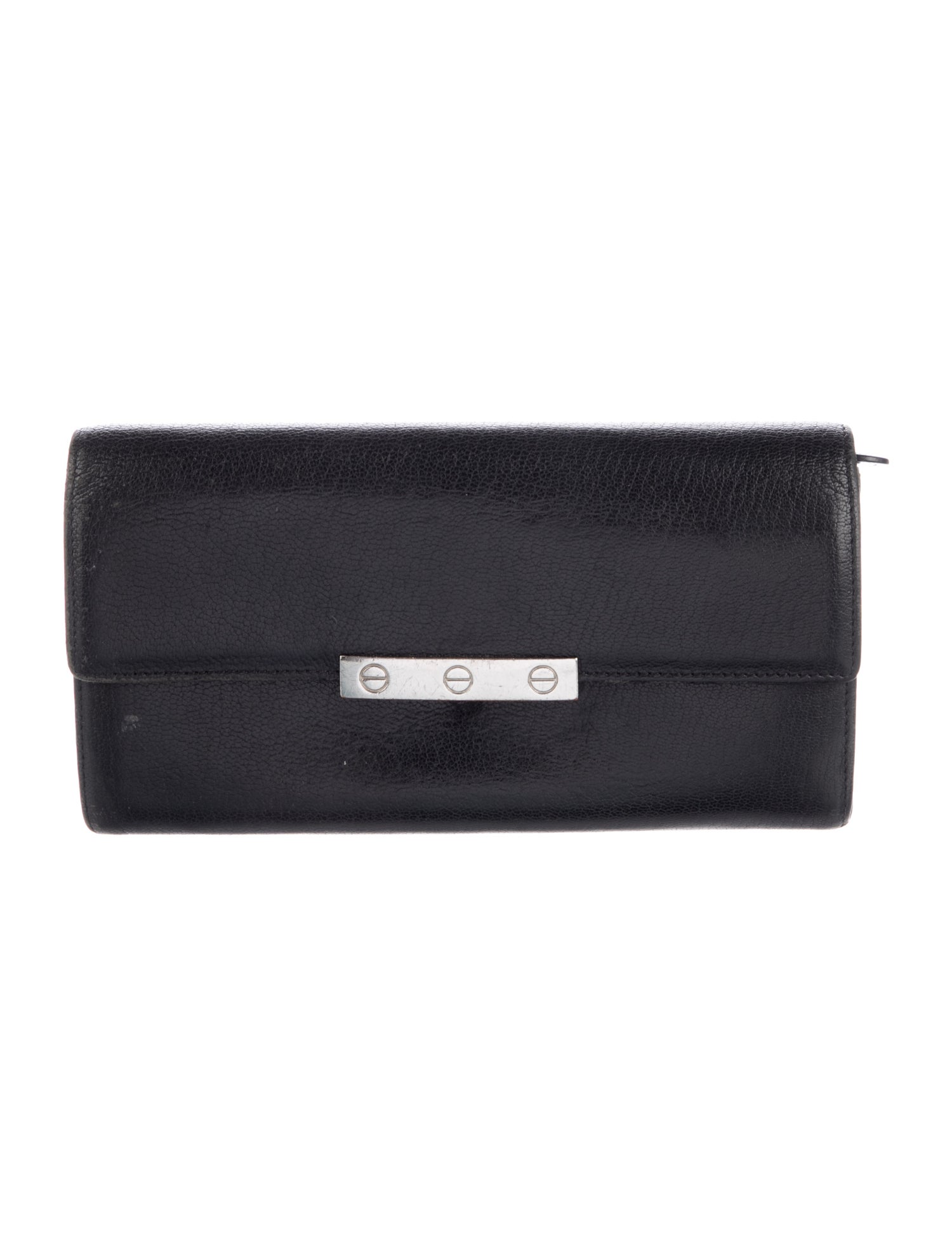 Prada Crocodile Compact Wallet - Black Wallets, Accessories