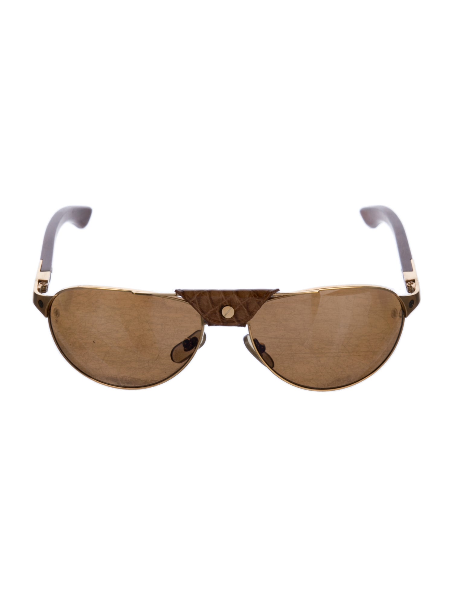 Cartier Santos Dumont Round Sunglasses