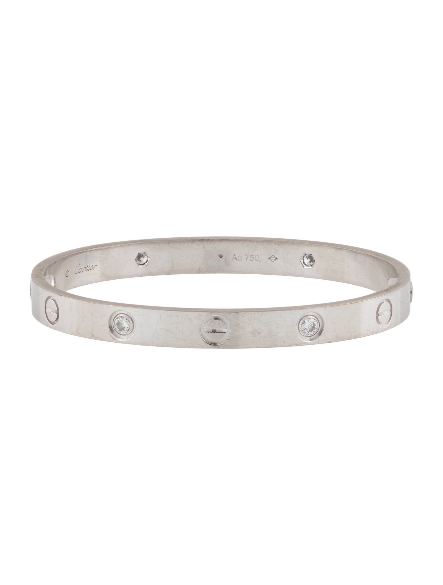 Cartier 4 Diamond LOVE Bracelet, Classic Model