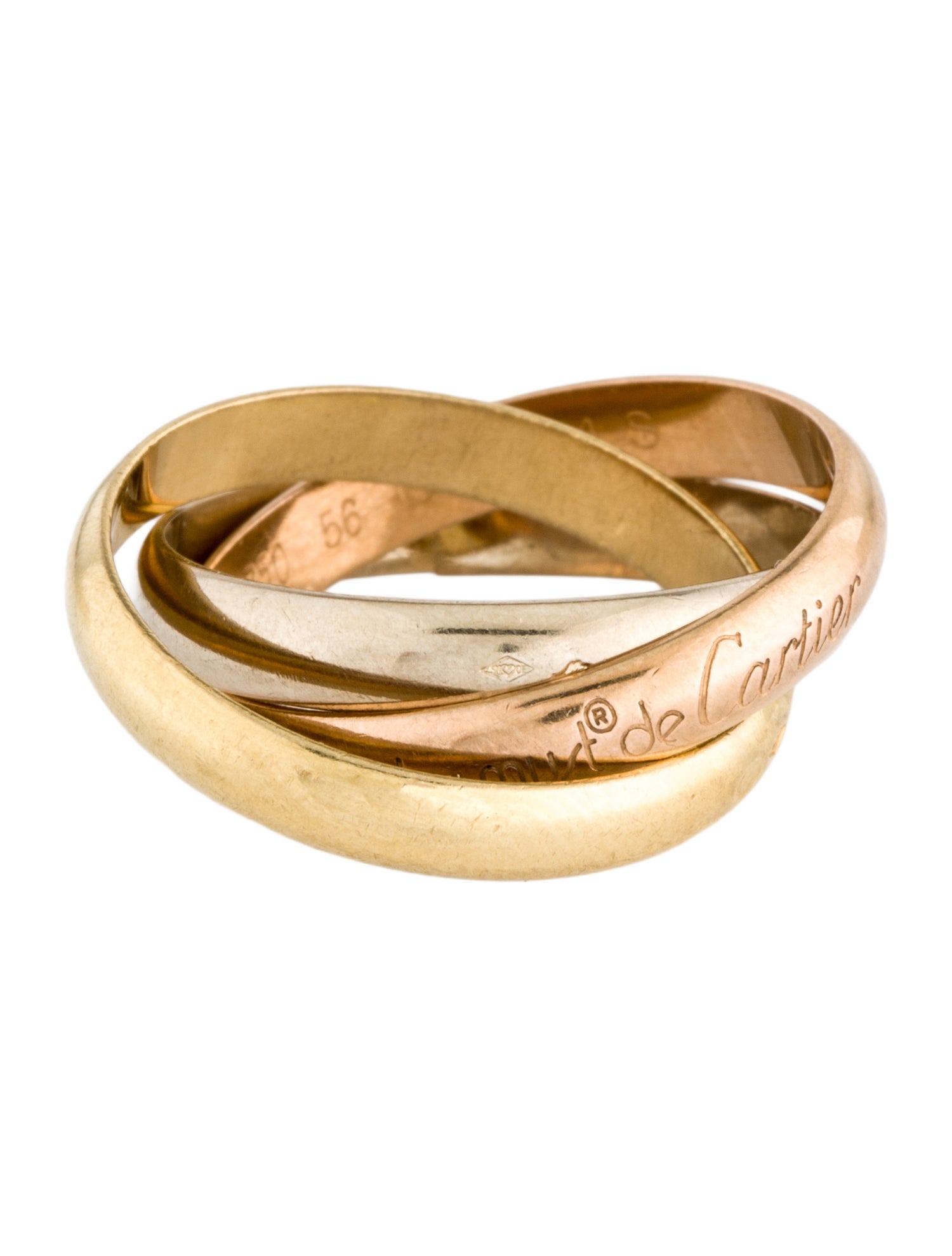 Cartier Vintage Les Must De Cartier Trinity Ring, Classic Model