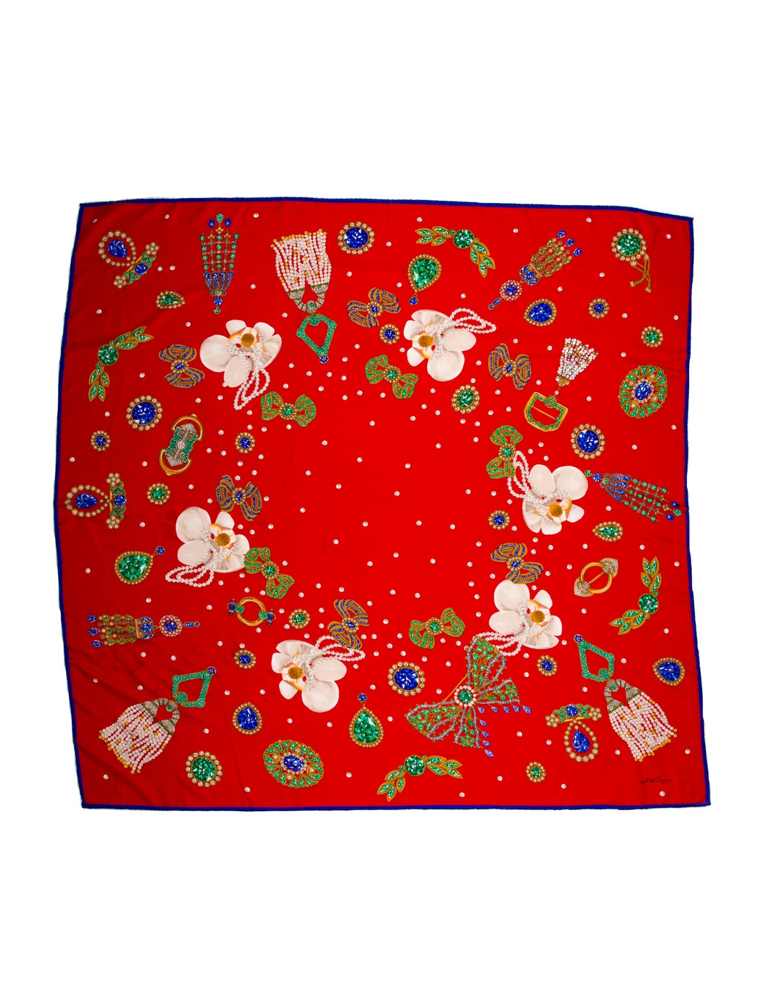 Cartier Silk Printed Scarf