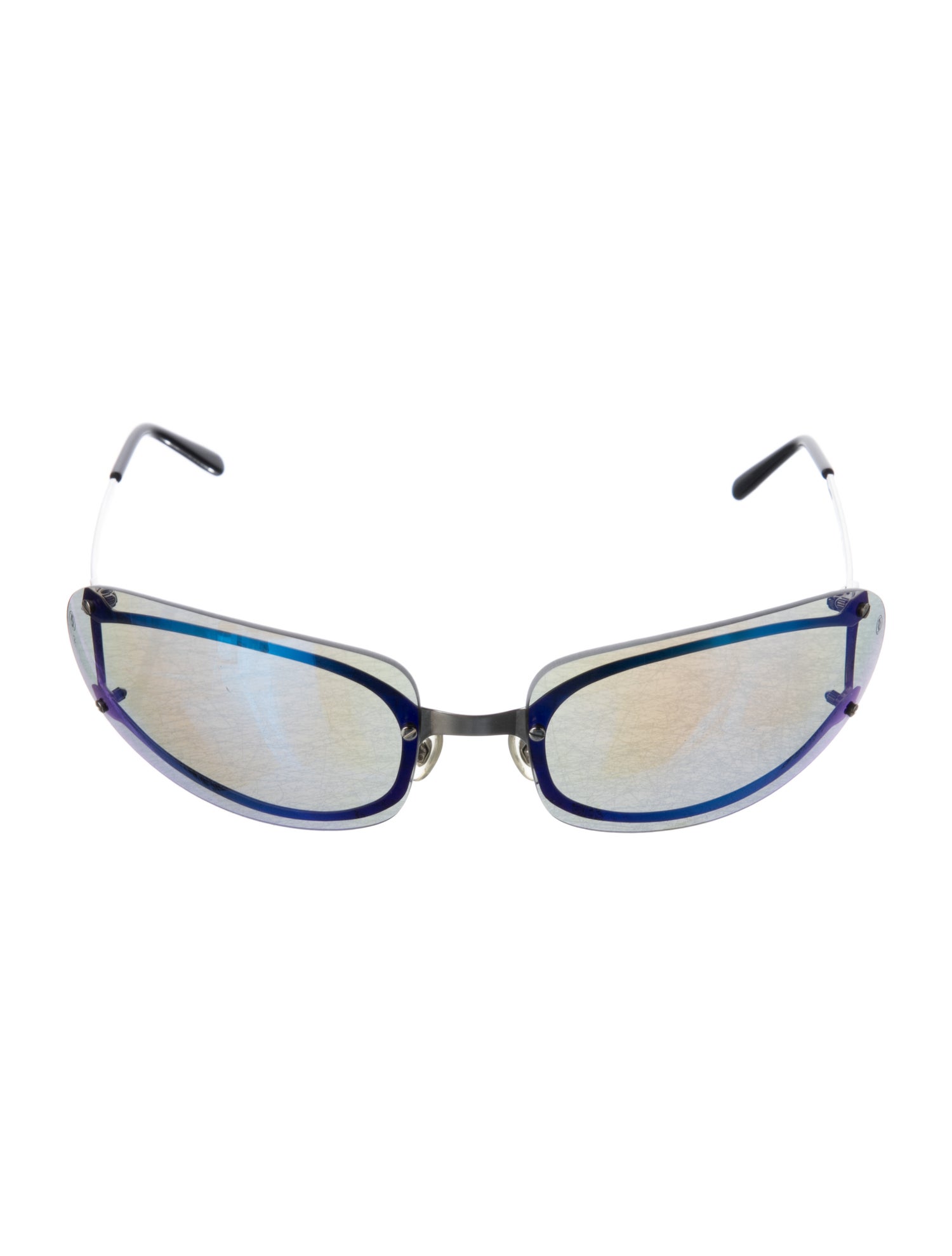 Cartier Cat-Eye Mirrored Sunglasses