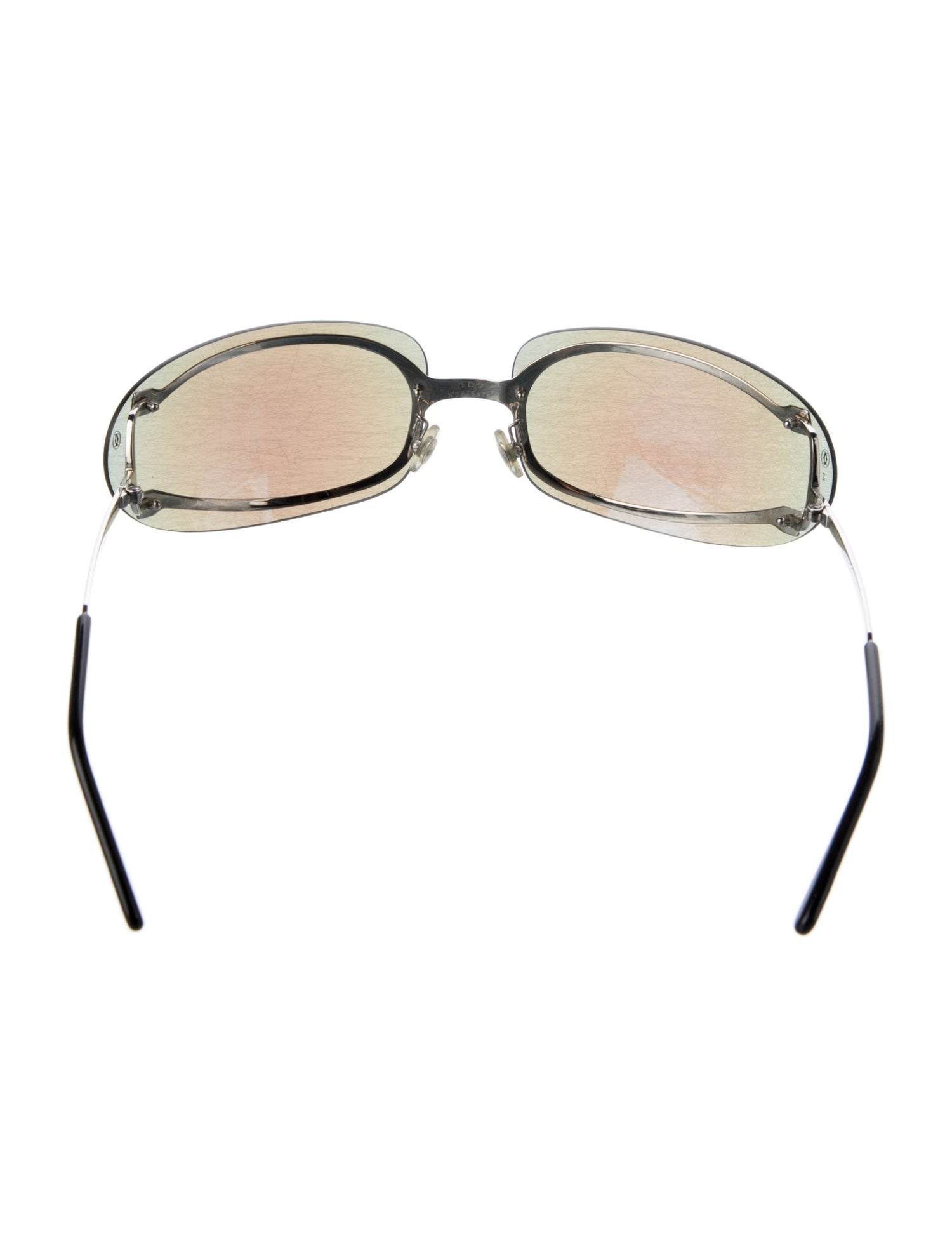 Cartier Cat-Eye Mirrored Sunglasses