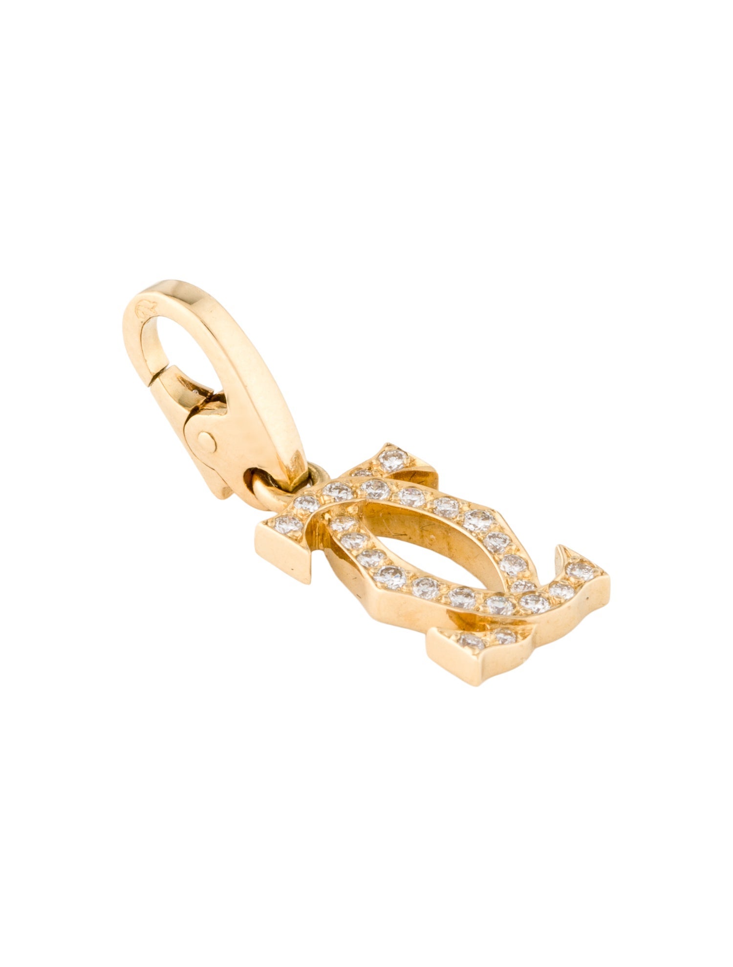 Cartier Vintage Double C de Cartier Decor Charm