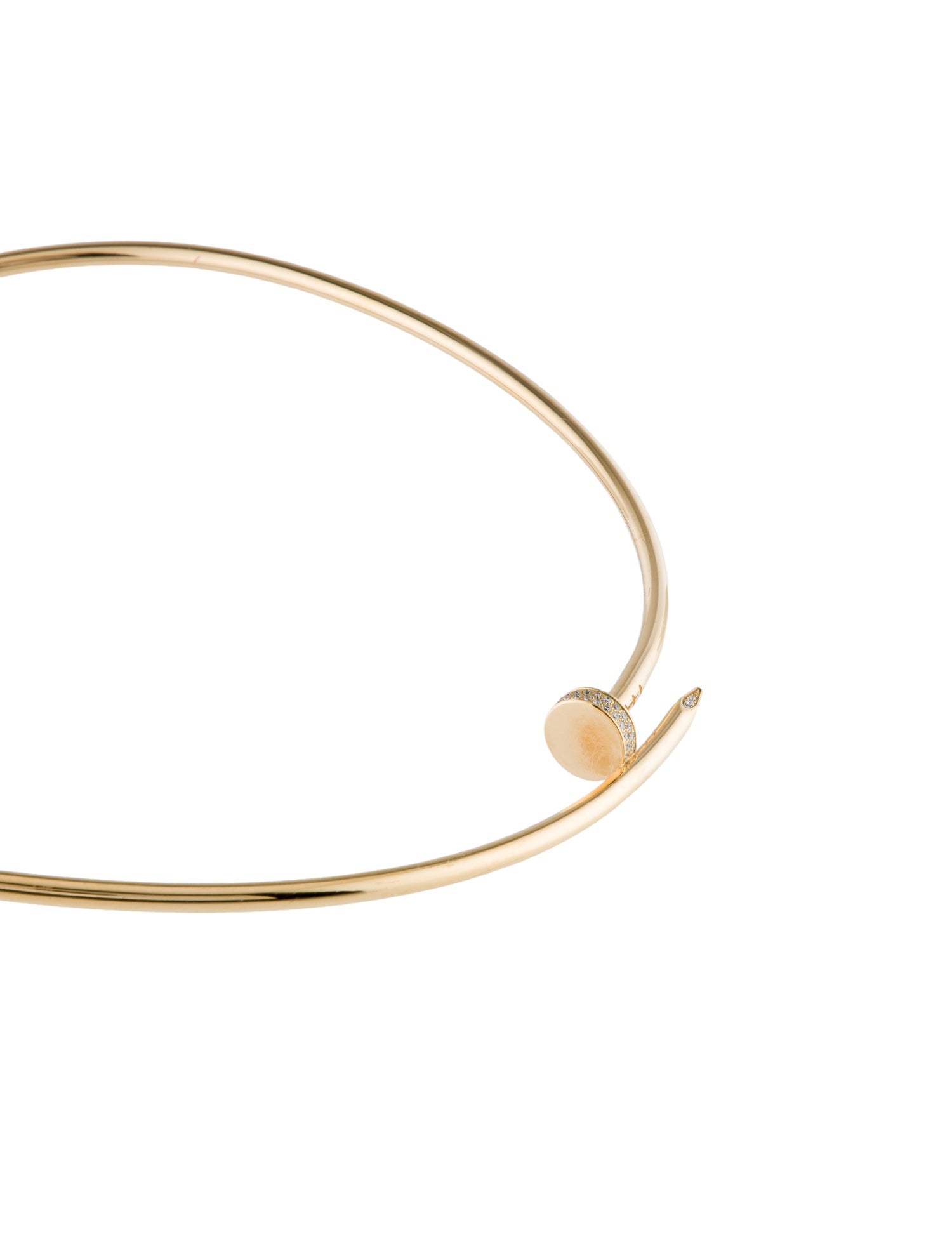 Cartier Diamonds Juste un Clou Torque Necklace, Small Model