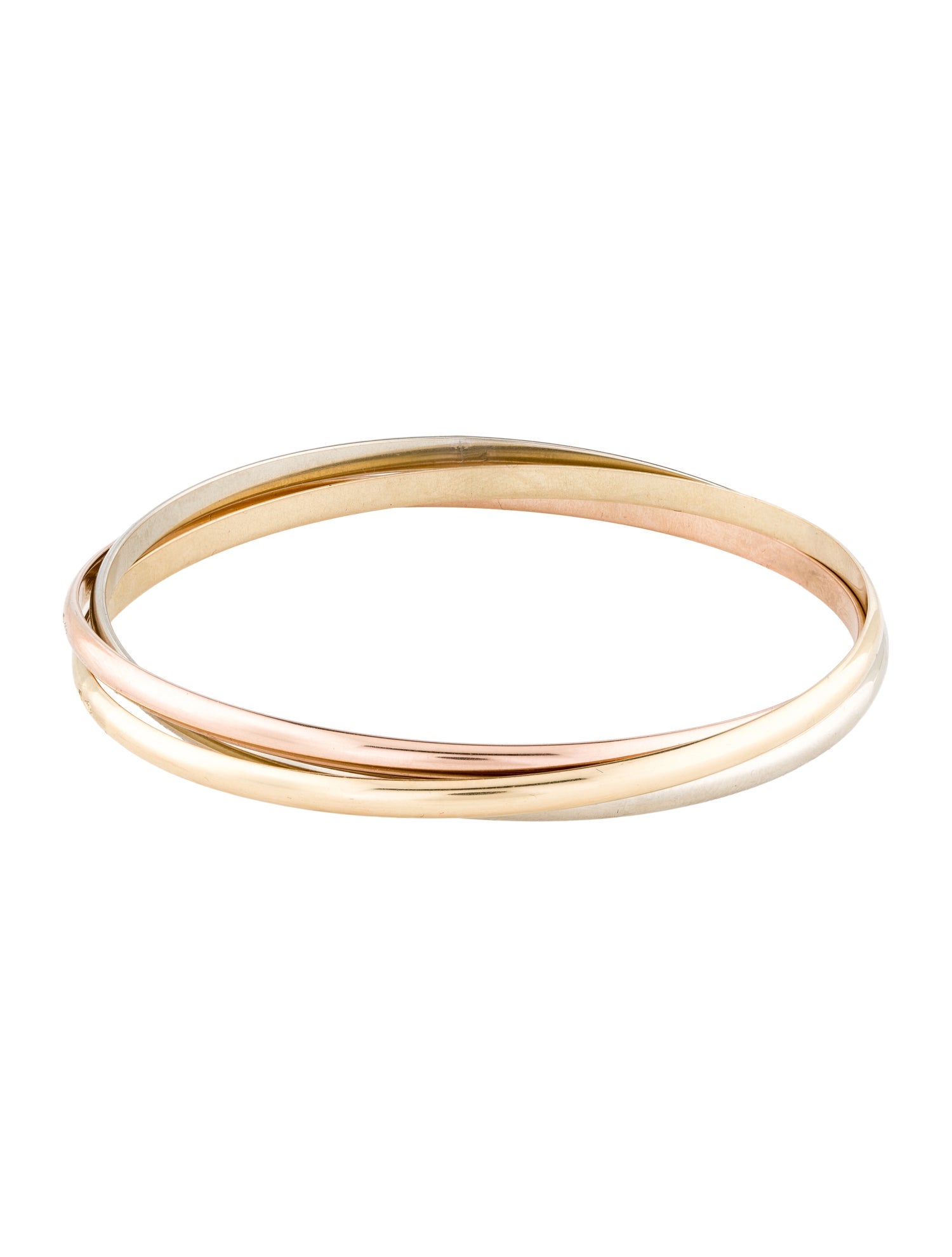 Cartier Vintage Trinity Bangle Bracelet