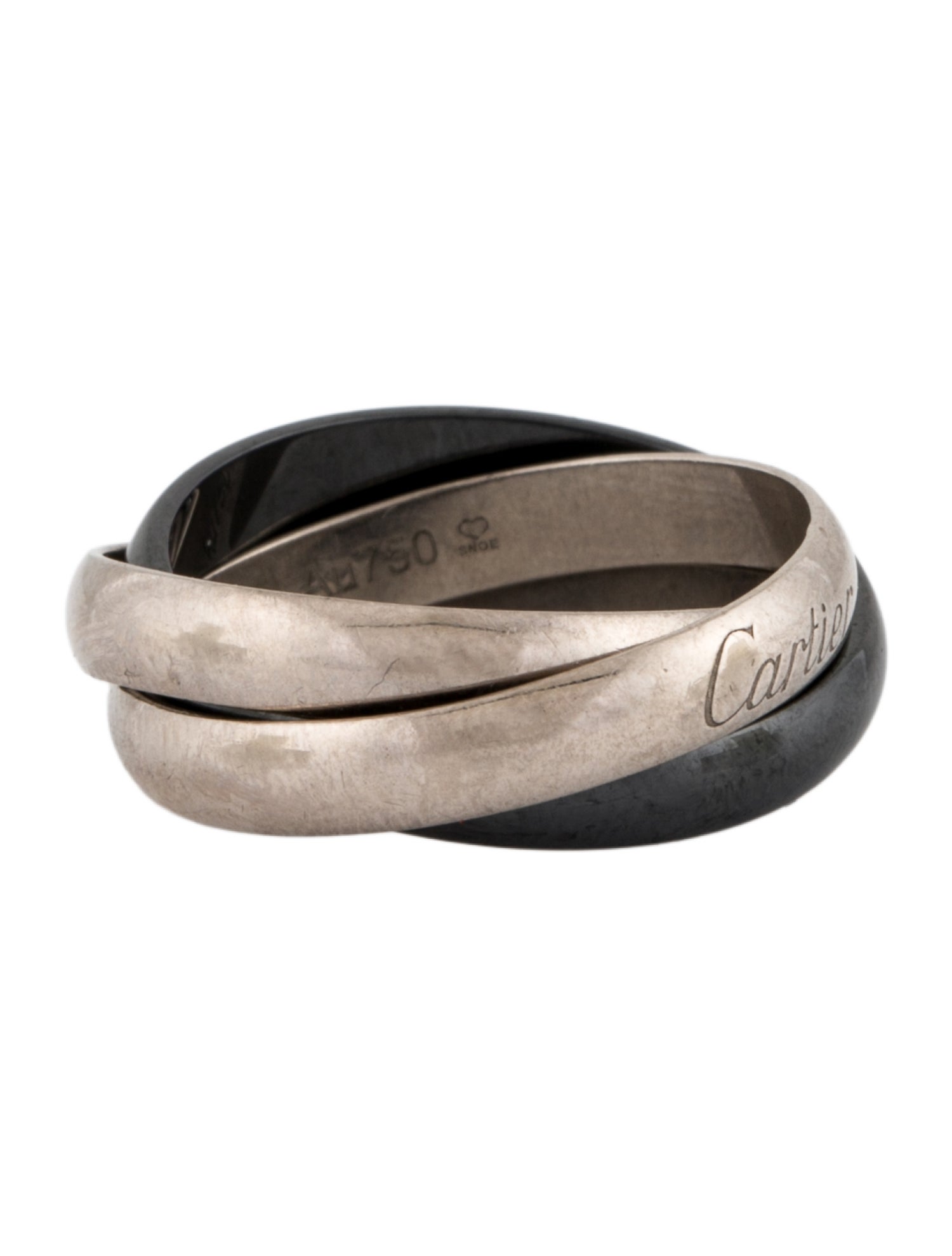 Cartier Classic Trinity Ring, Ceramic