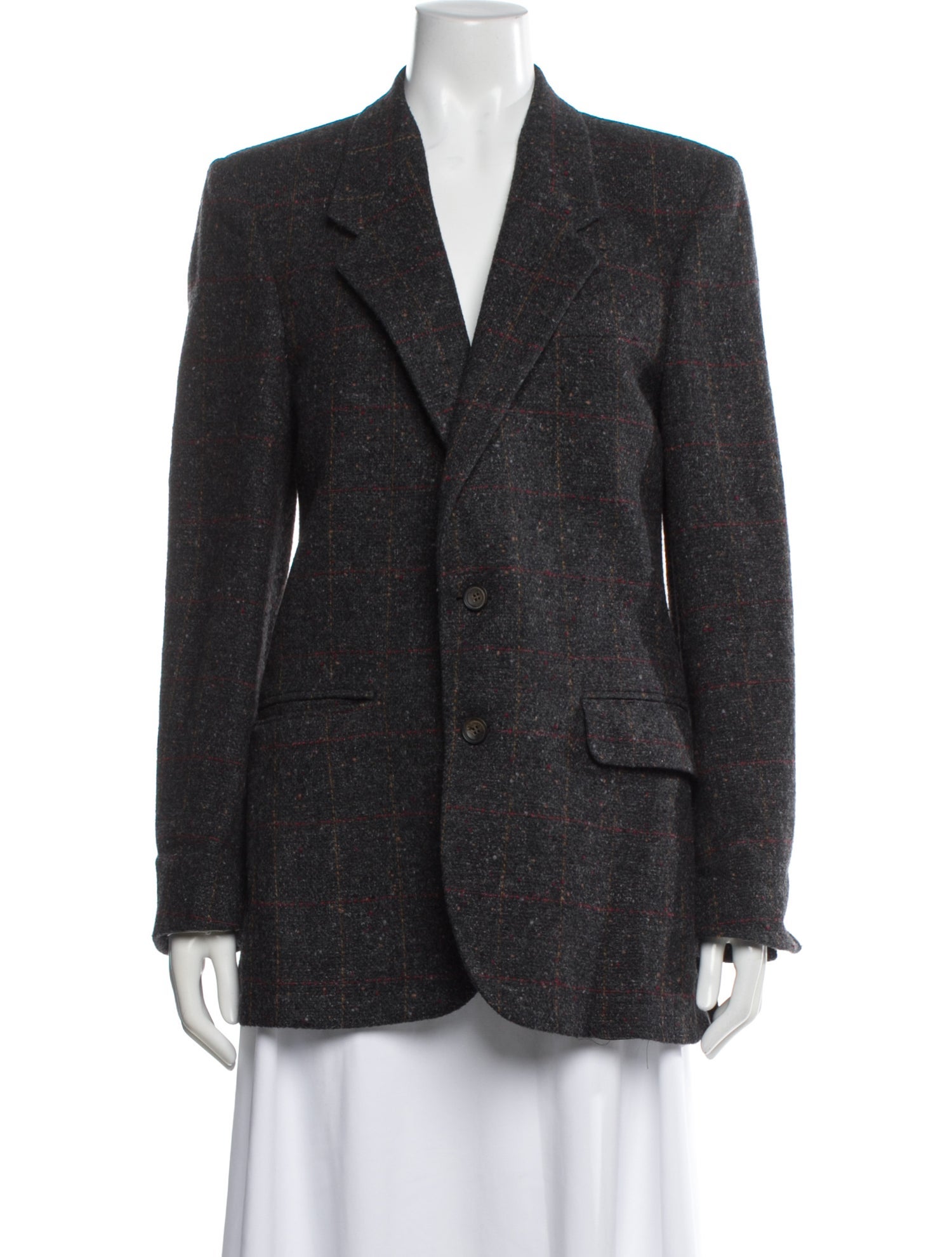 Cartier Plaid Print Blazer