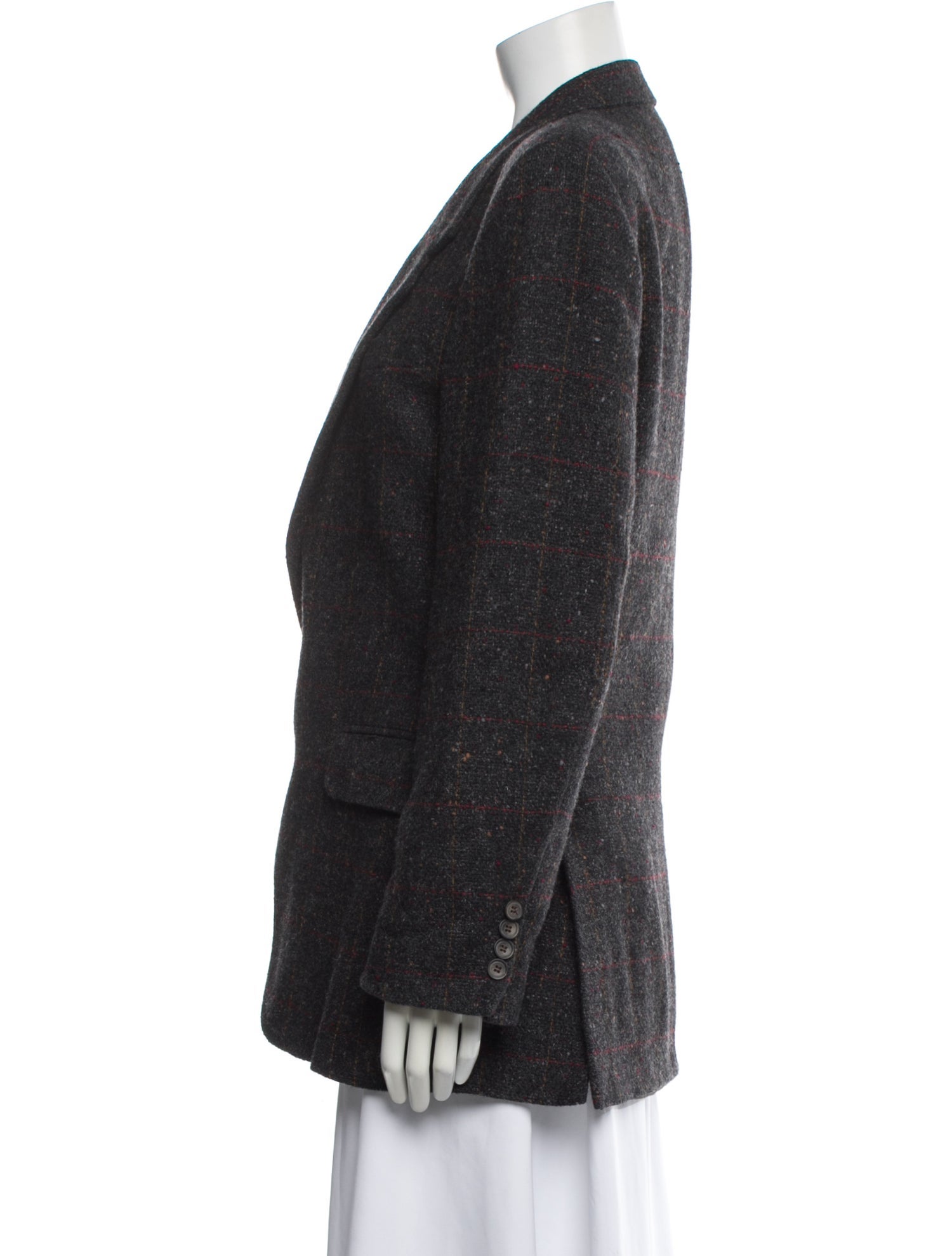 Cartier Plaid Print Blazer