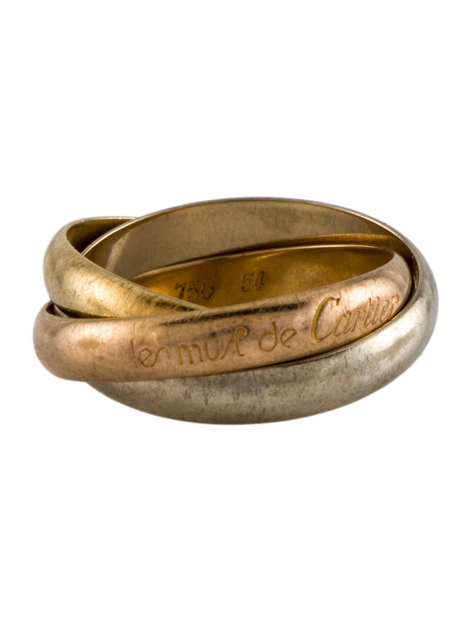 Cartier Vintage Les Must De Cartier Trinity Ring, Classic Model