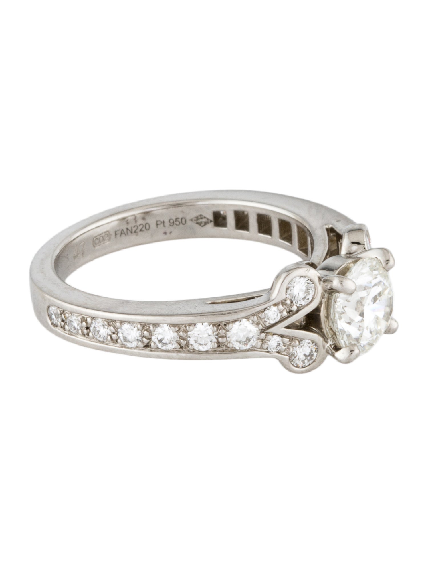 Cartier Diamond Ballerine Solitaire Ring