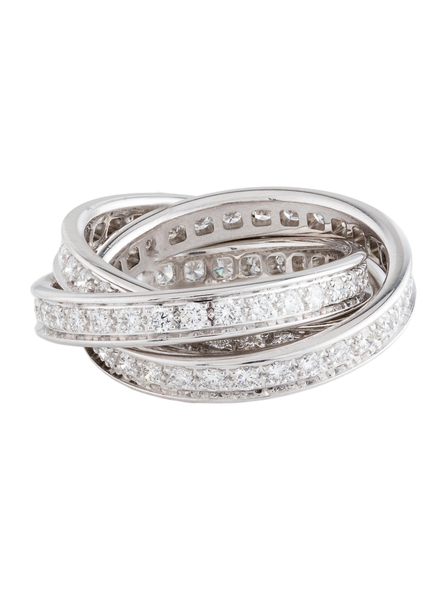 Cartier Vintage Diamond Trinity Ring