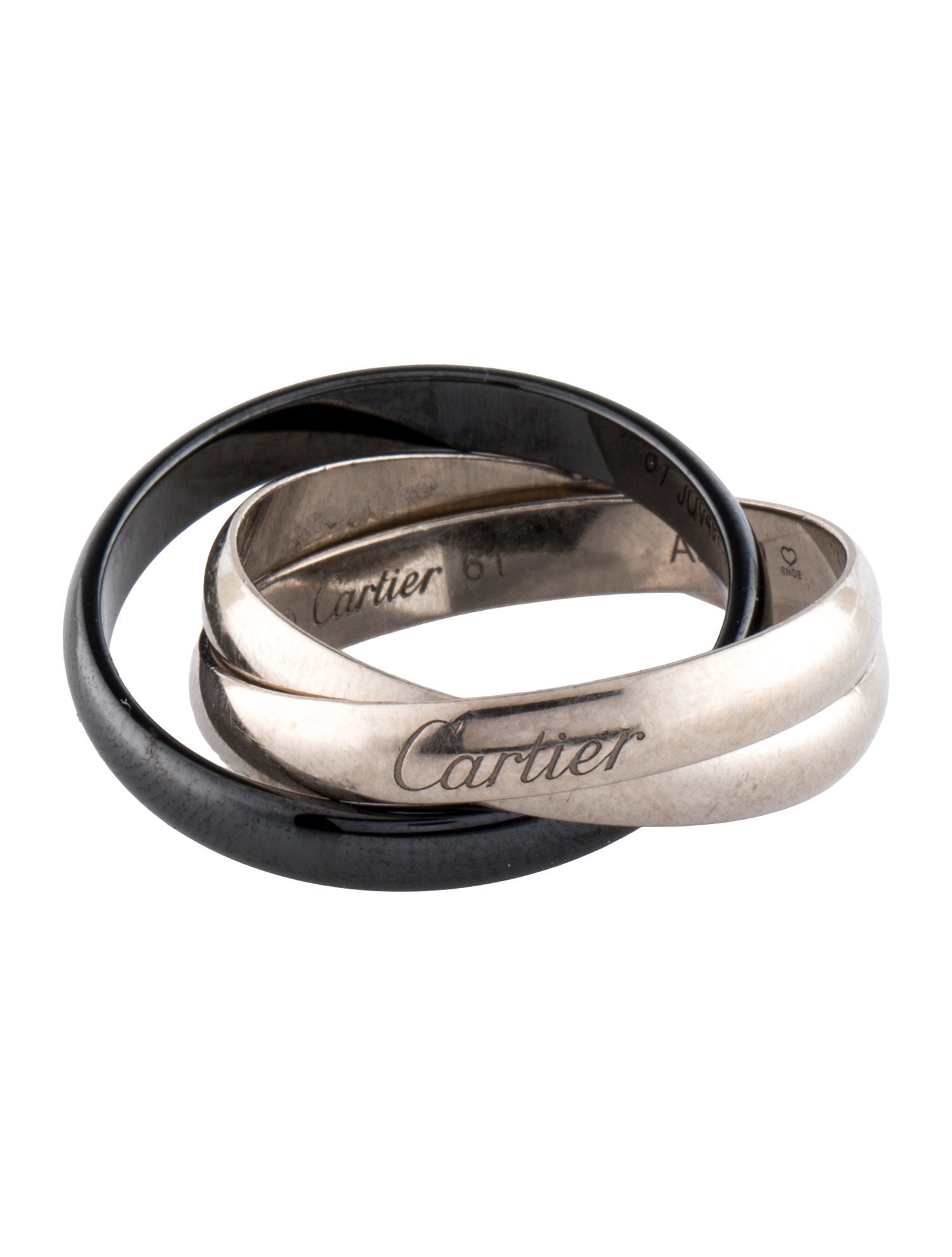 Cartier Classic Ceramic Trinity Ring
