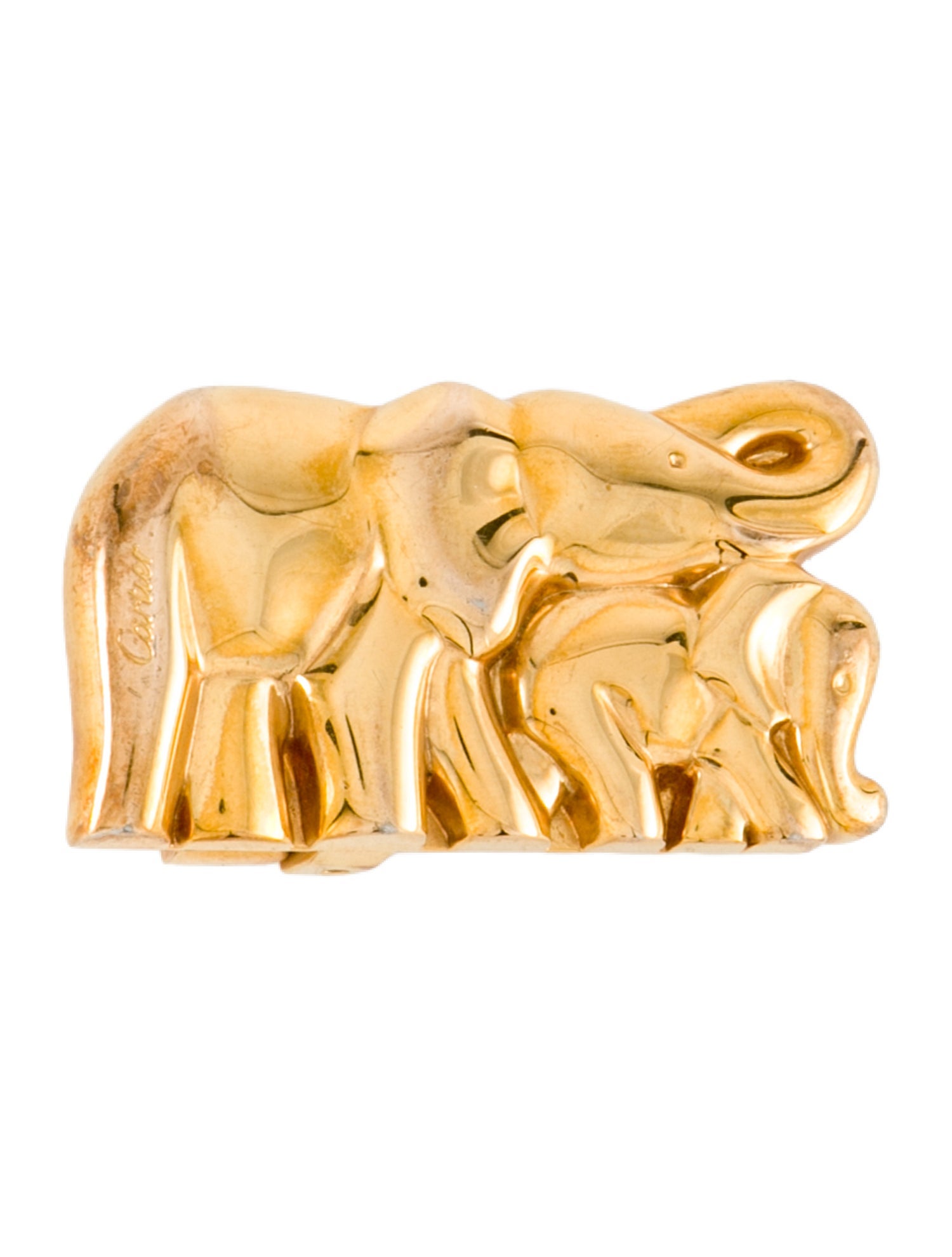 Cartier Gold Tone Belt Buckle