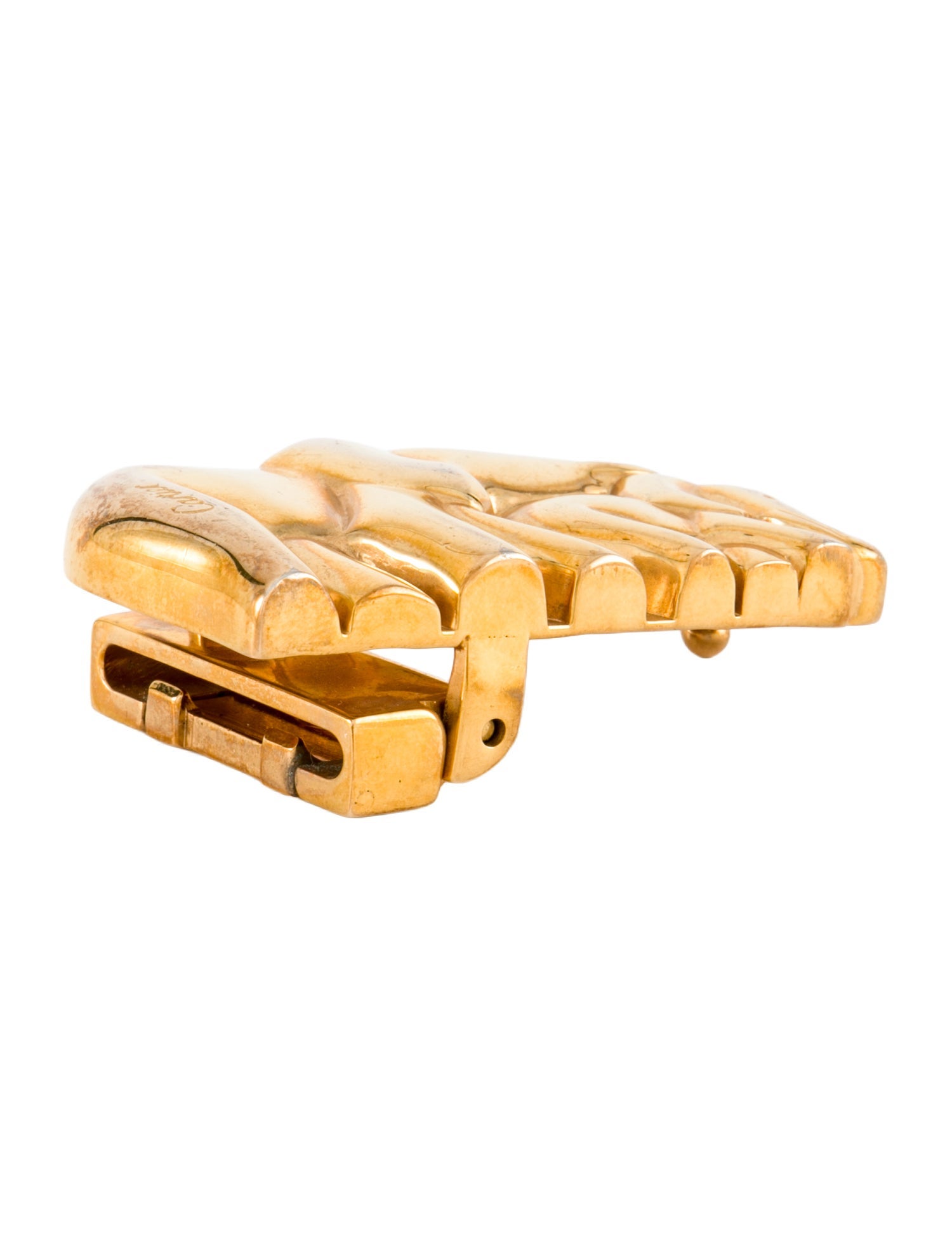 Cartier Gold Tone Belt Buckle