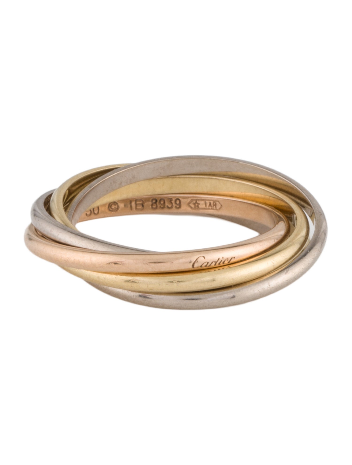 Cartier Trinity Ring, Five Rows