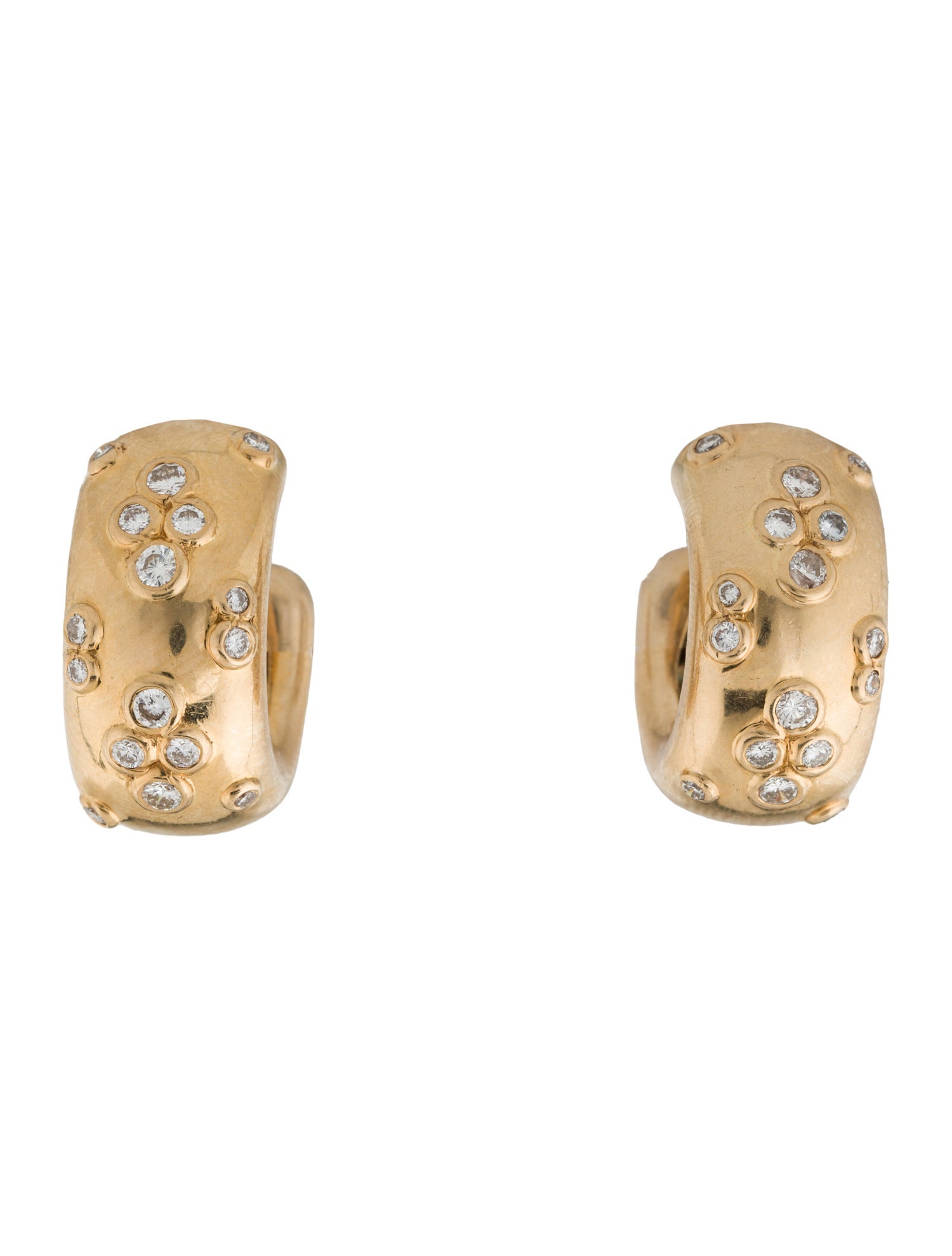 Cartier Vintage Diamond Huggies