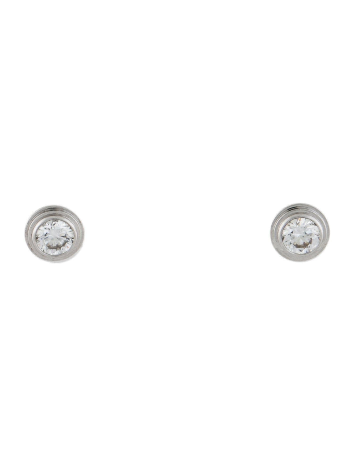 Cartier 2 Diamond d'Amour Stud Earrings, Medium Model