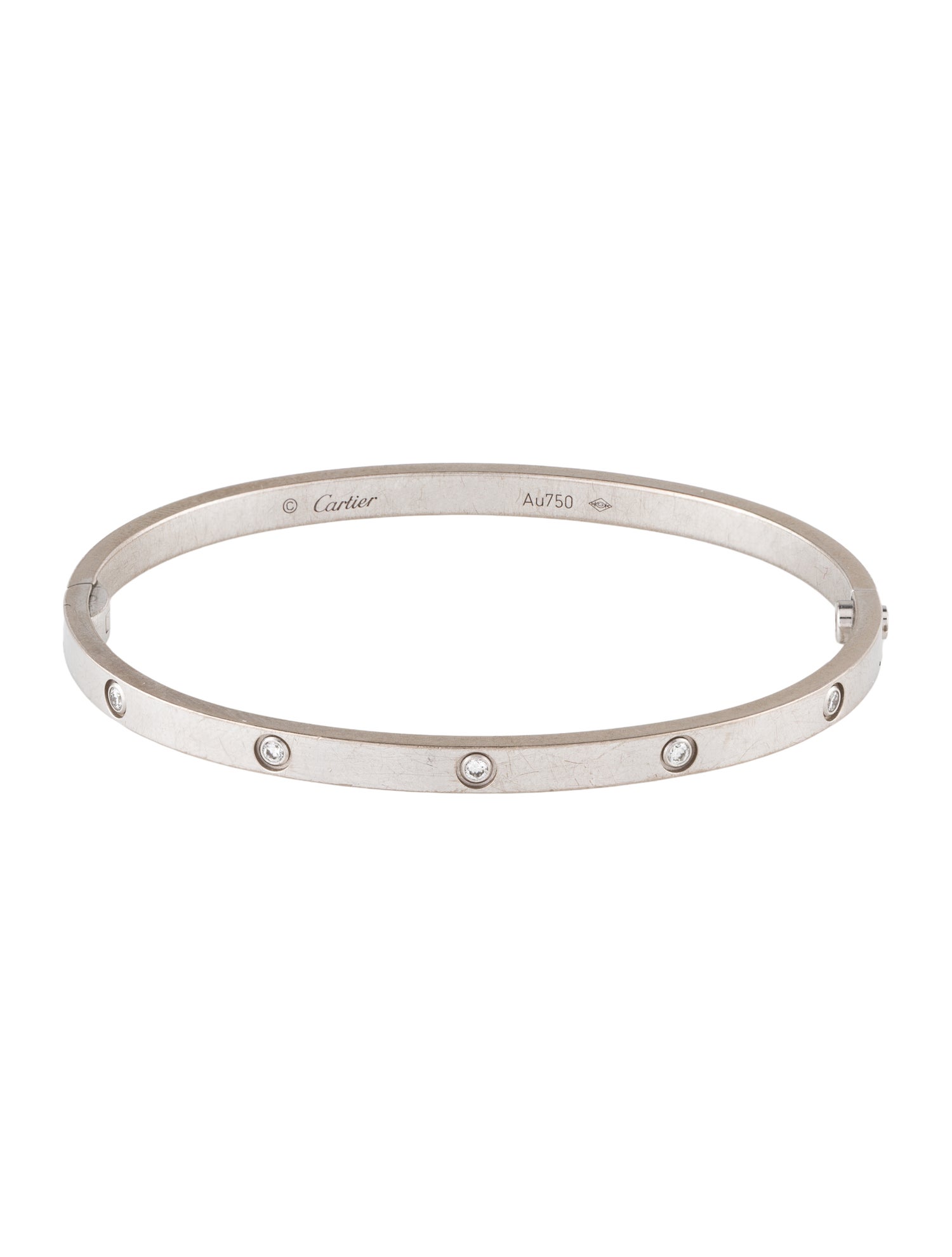 Cartier 10 Diamonds LOVE Bracelet, Small Model
