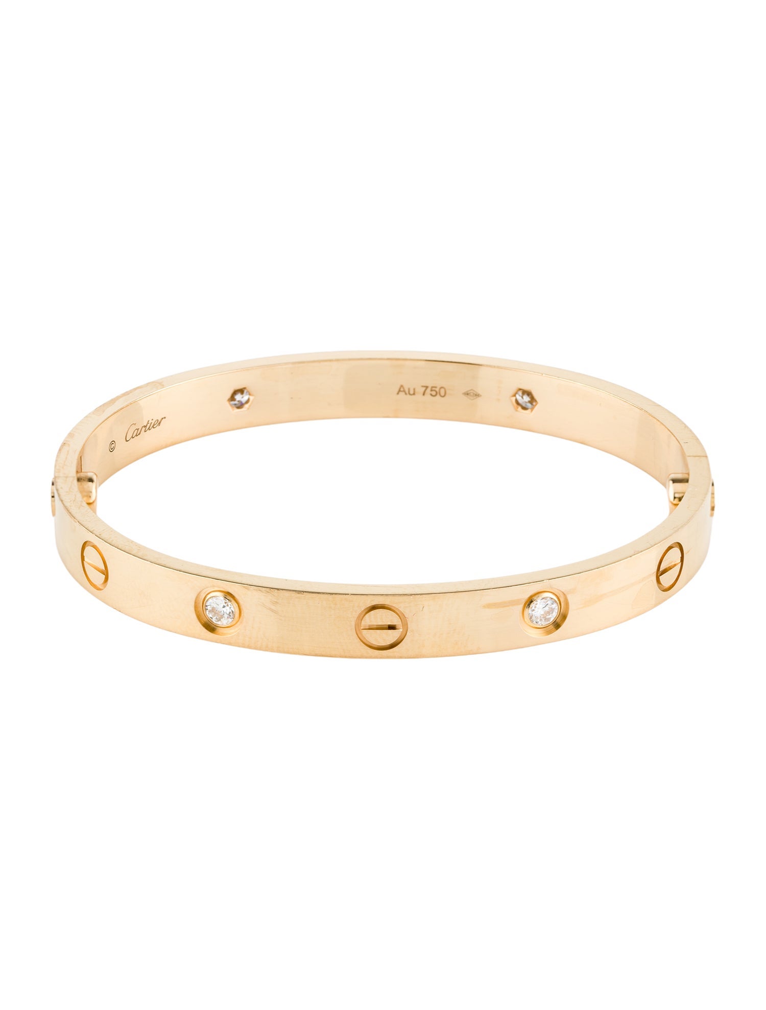 Cartier 4 Diamond Classic LOVE Bracelet