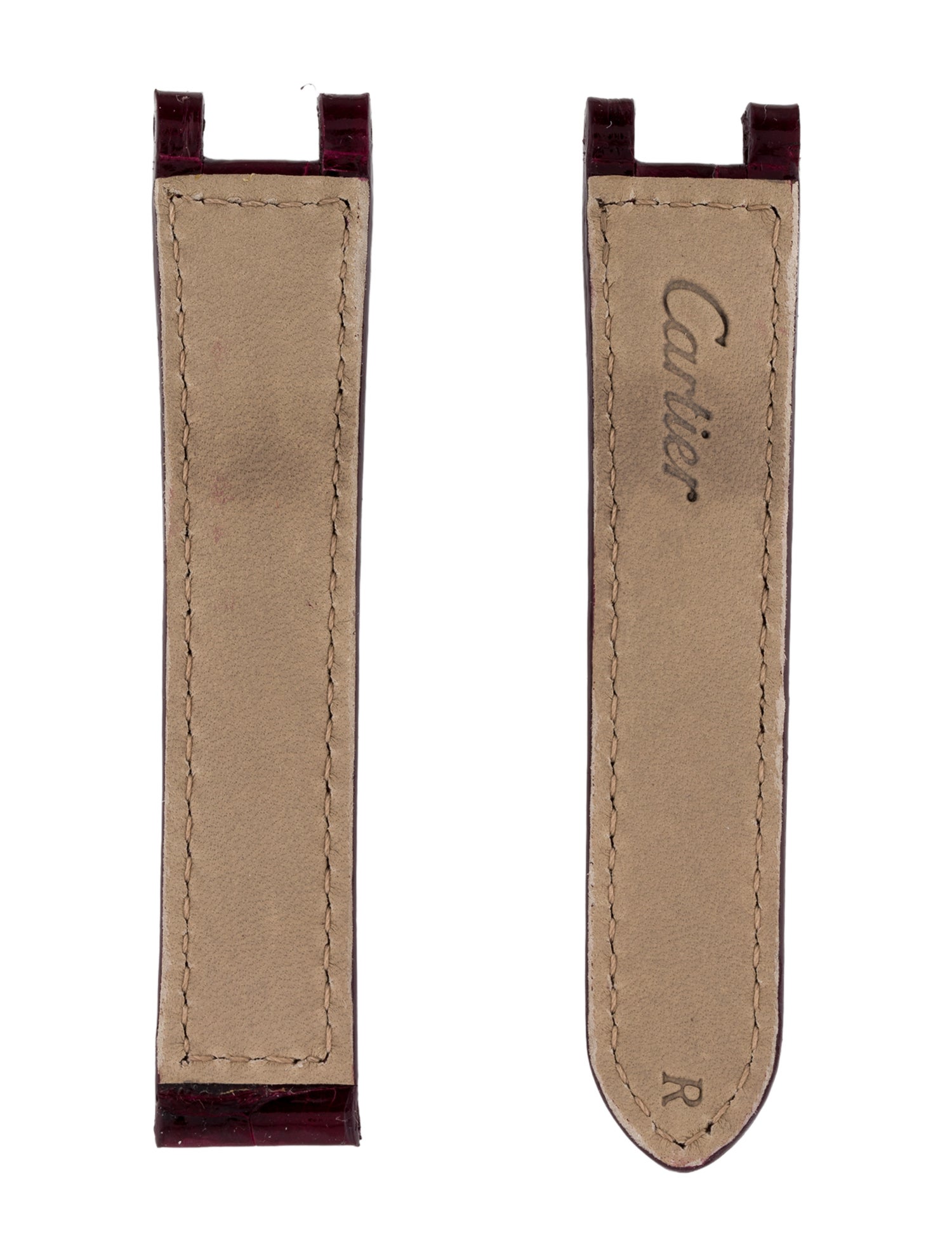 Cartier 18mm x 16mm Alligator Pasha Watch Strap