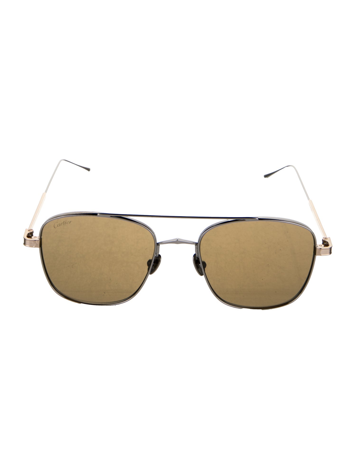 Cartier Aviator Mirrored Sunglasses