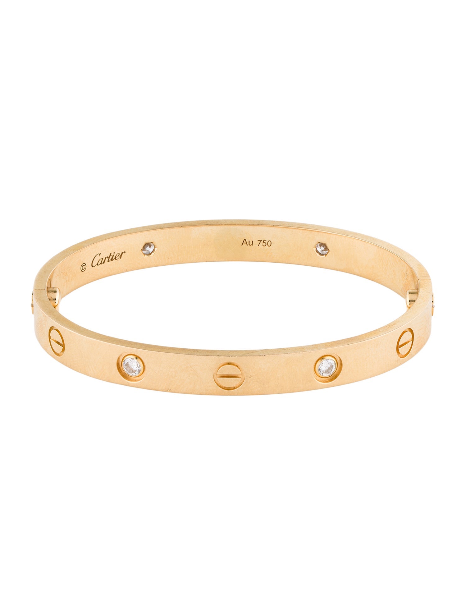 Cartier LOVE Bracelet, 4 Diamond
