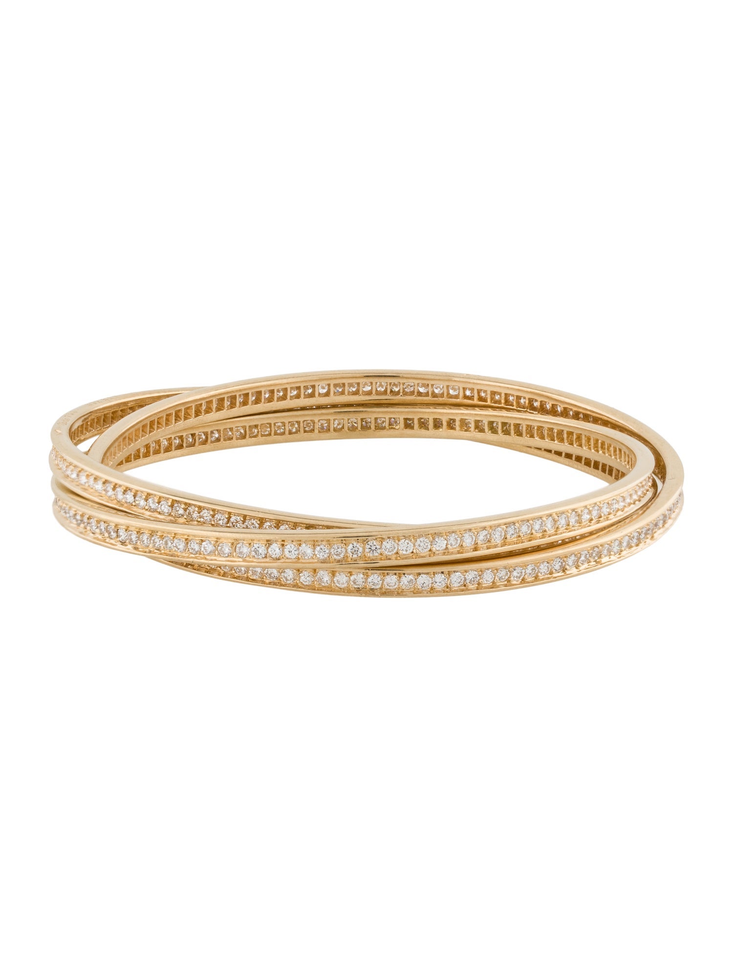 Cartier Vintage Diamond Trinity Bracelet