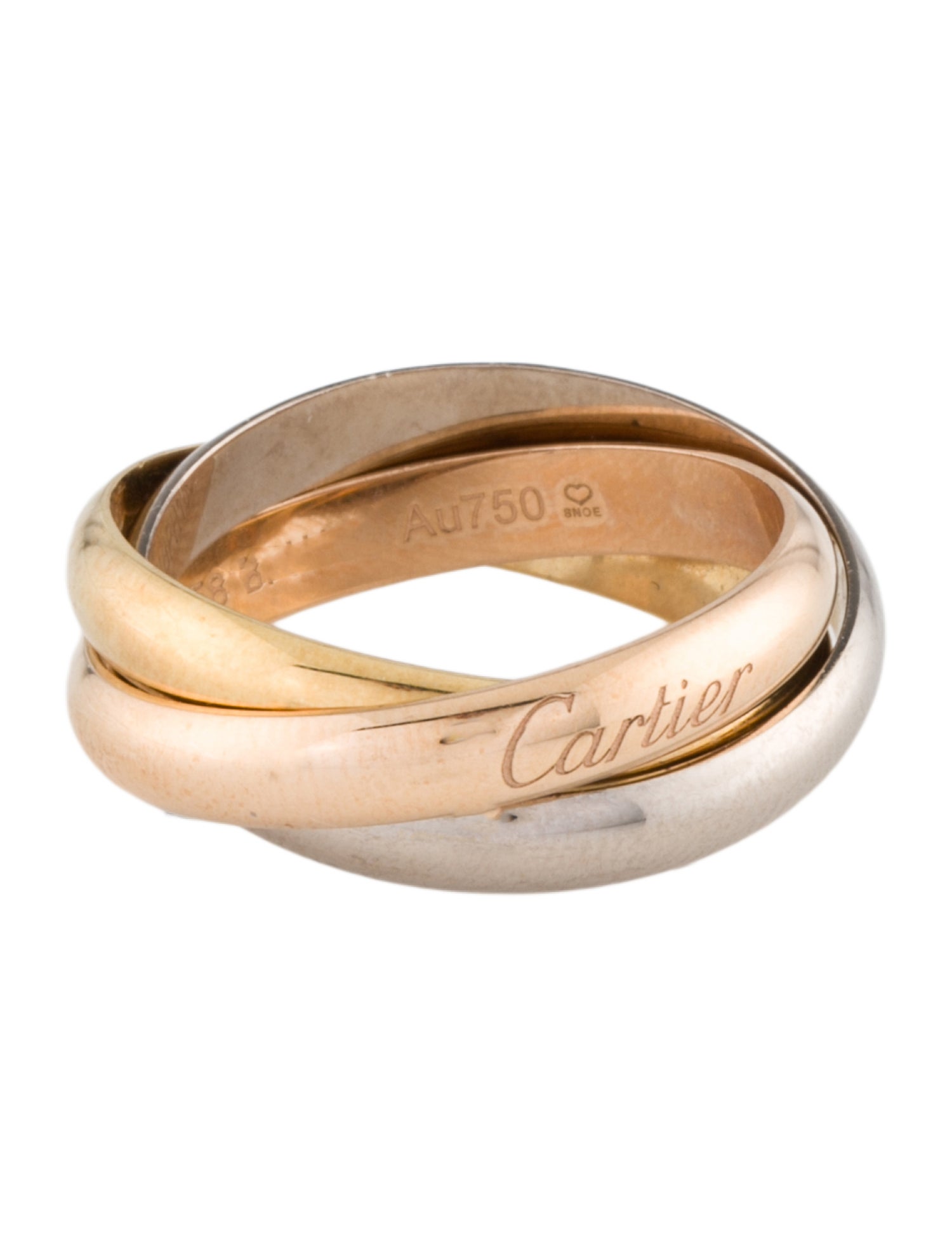 Cartier Trinity Ring, Classic Model