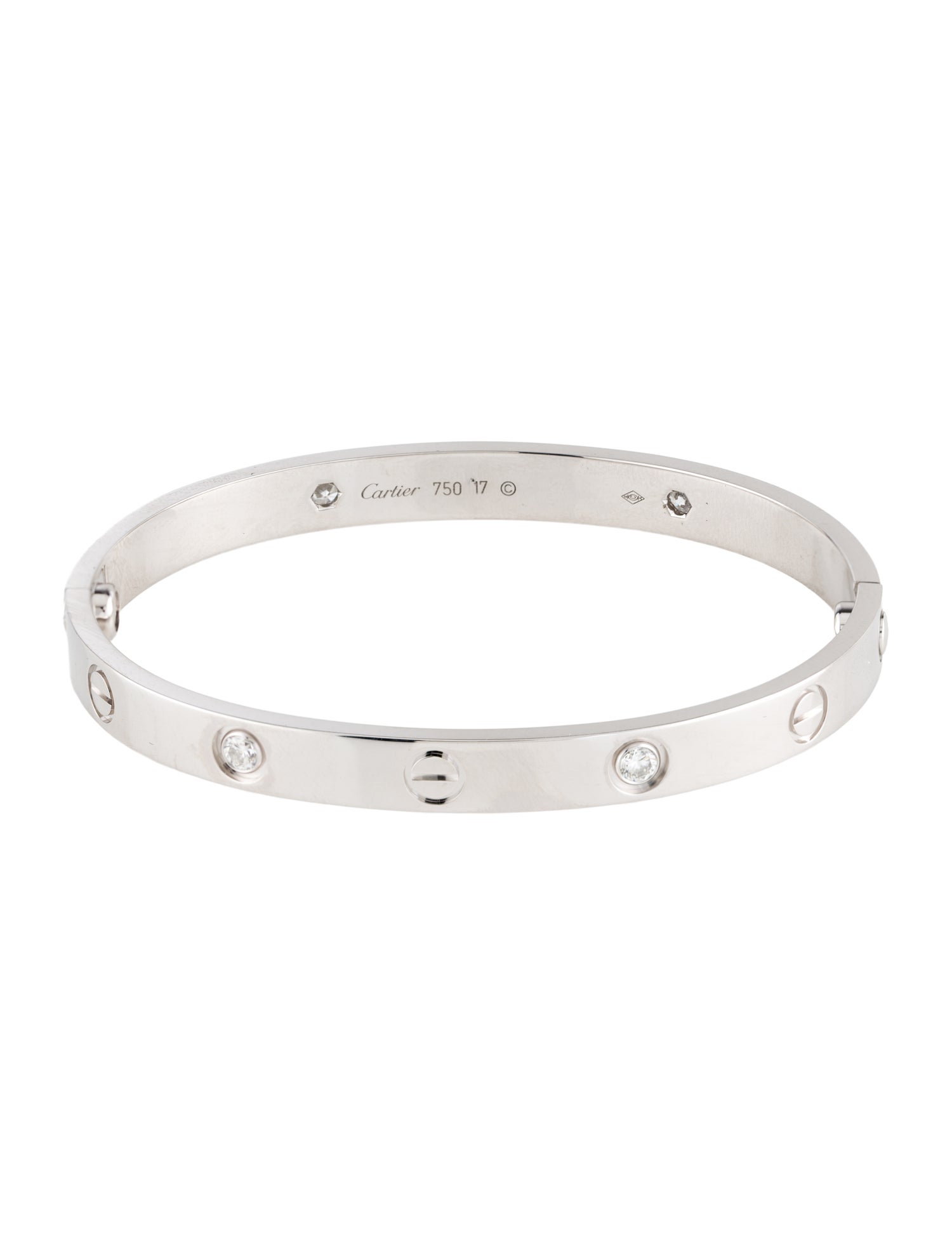 Cartier Classic LOVE Bracelet, 4 Diamonds