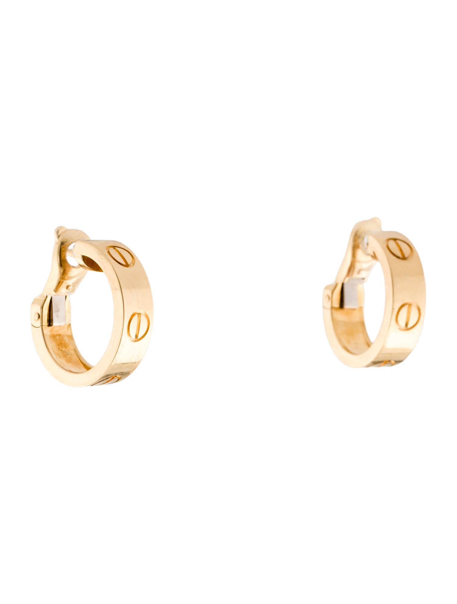 Cartier Classic LOVE Hoop Earrings