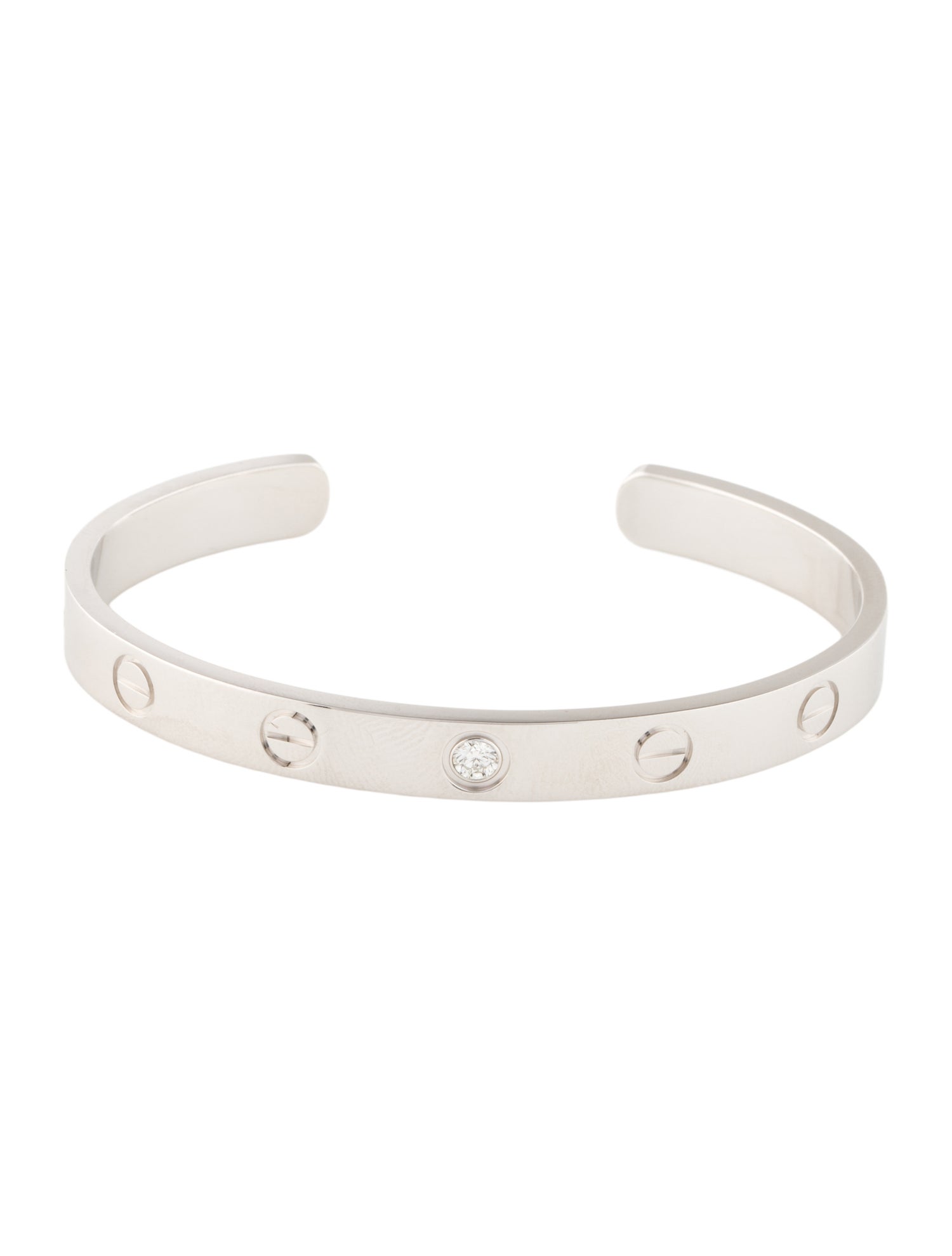Cartier LOVE Cuff, 1 Diamond