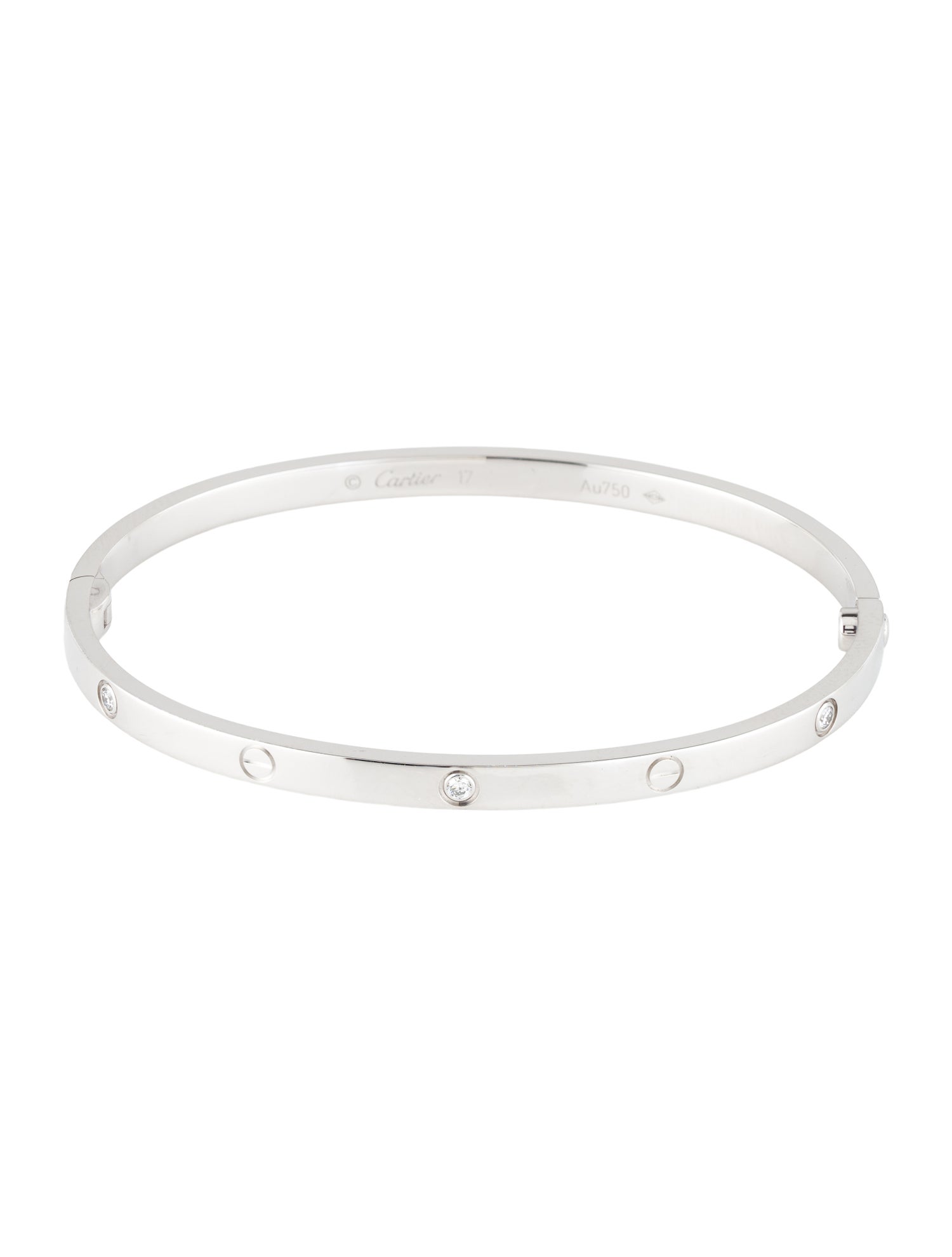 Cartier LOVE Bracelet, Small Model, 6 Diamonds