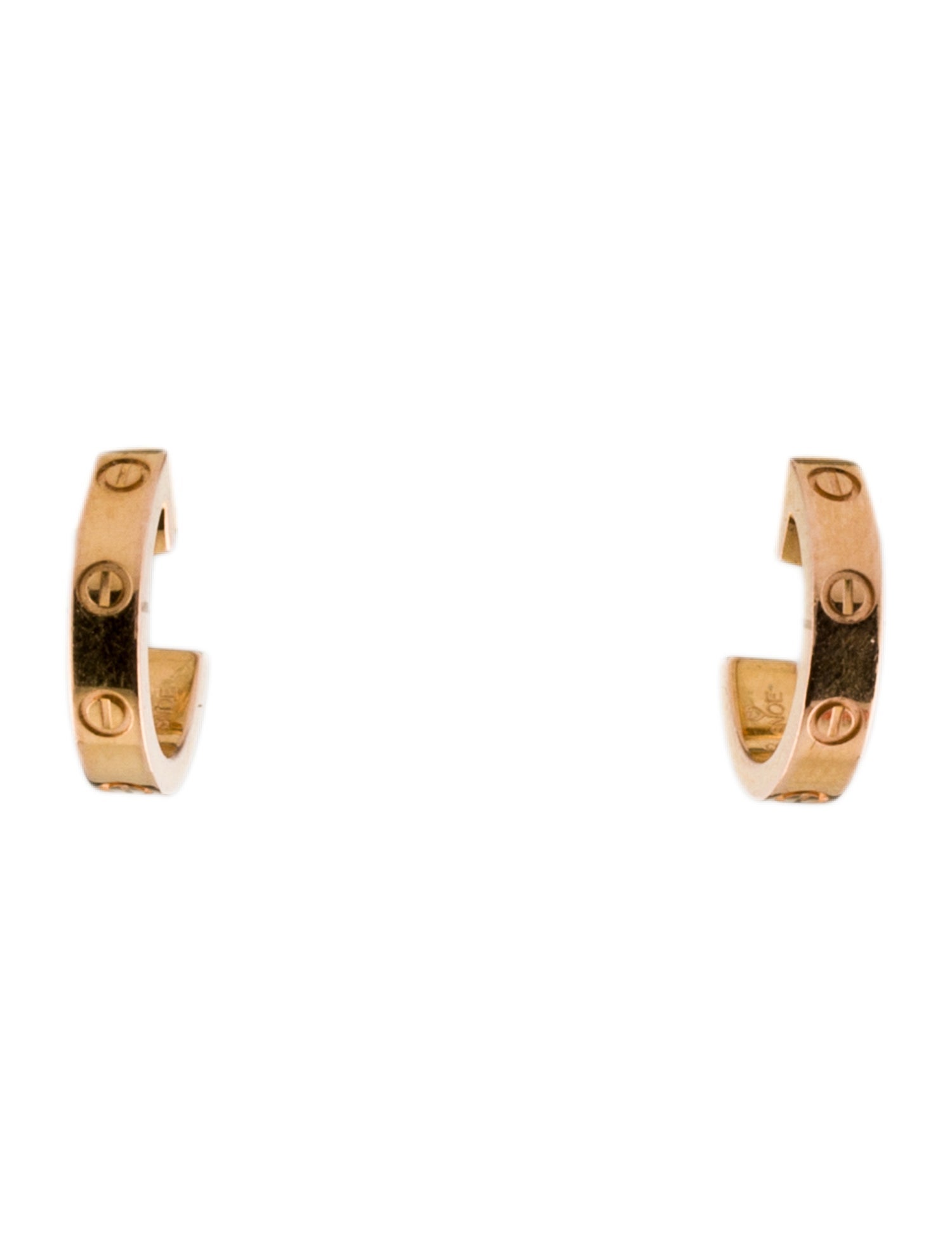 Cartier LOVE Hoop Earrings, Small Model