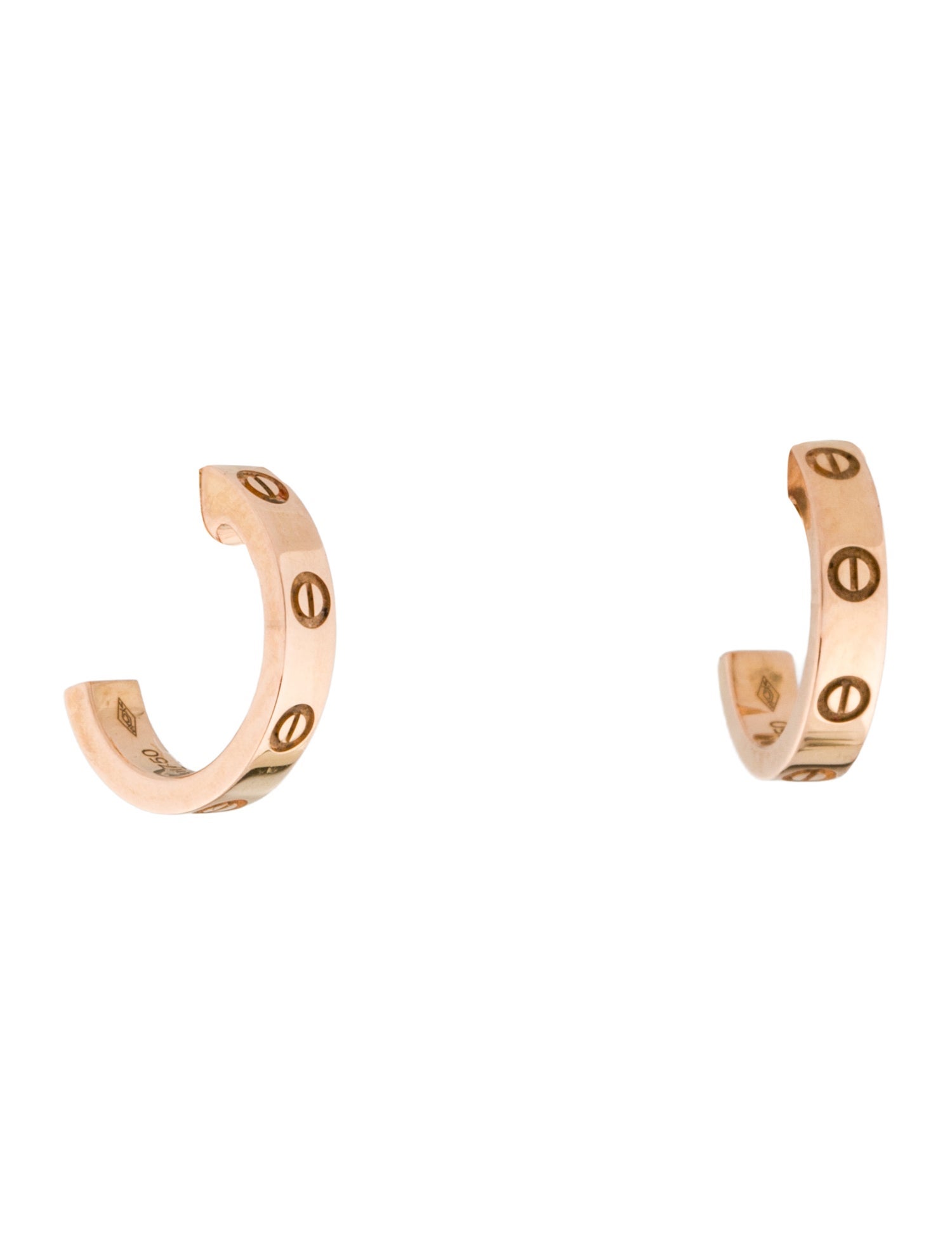 Cartier Small LOVE Hoop Earrings
