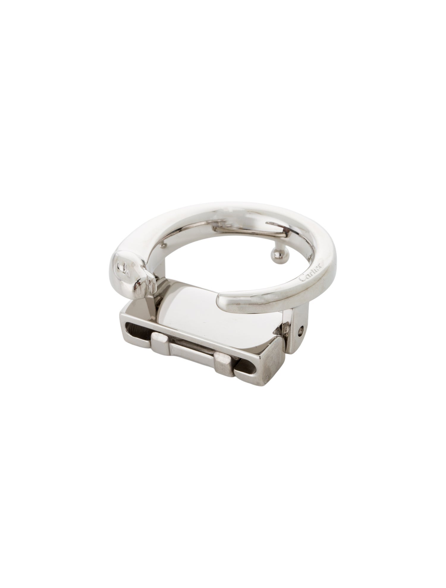 Cartier Silver-Tone Belt Buckle