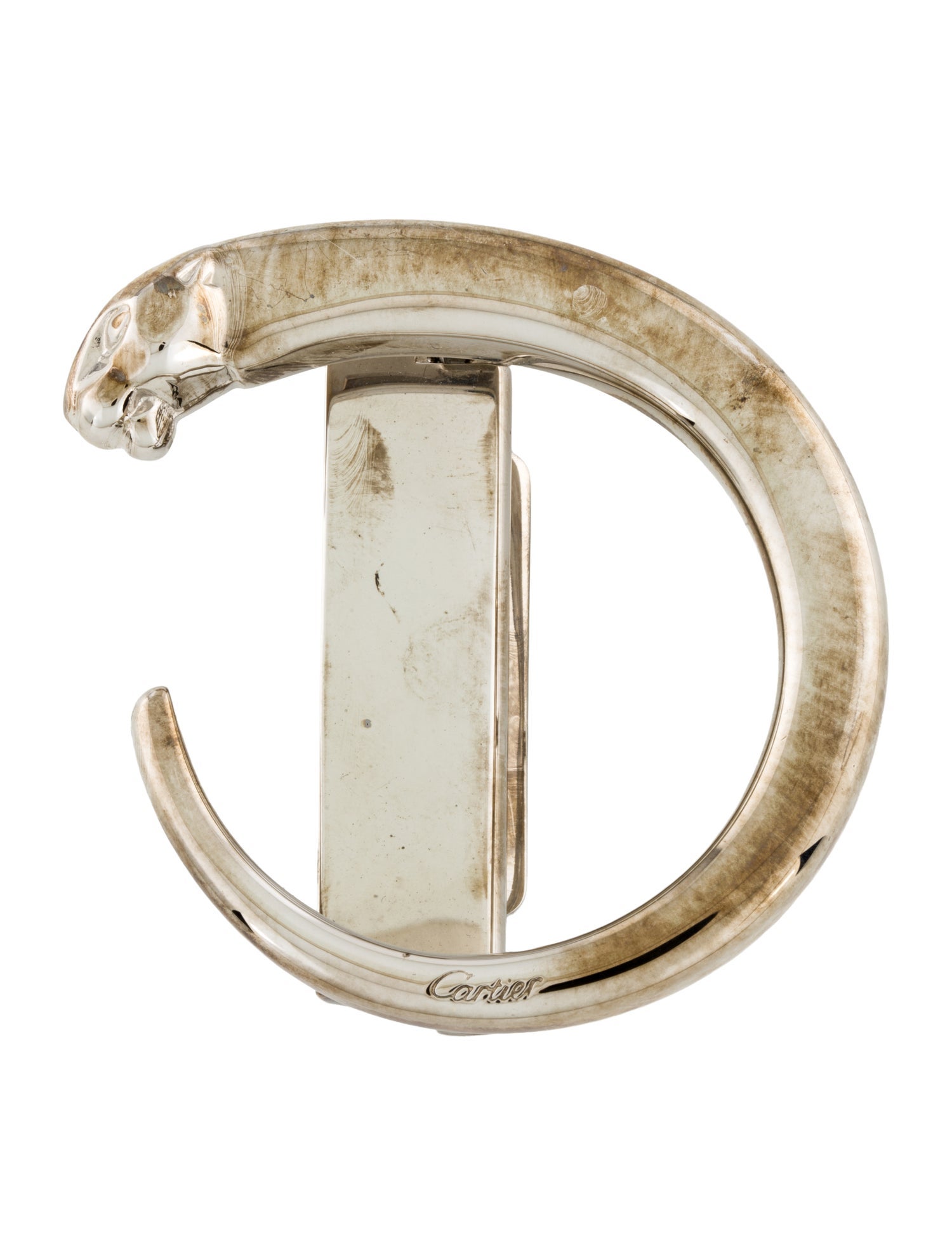 Cartier Silver-Tone Belt Buckle