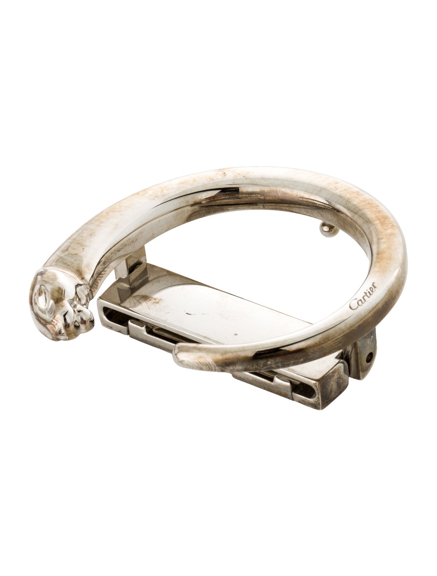 Cartier Silver-Tone Belt Buckle