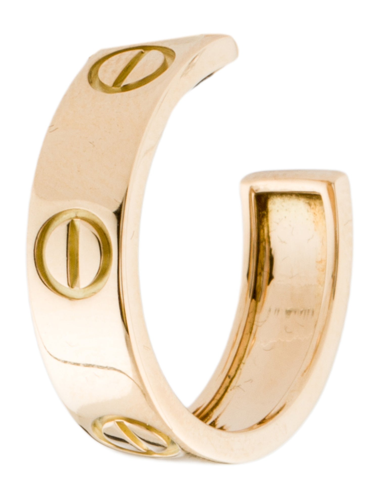 Cartier Vintage LOVE Hoop Single Earring