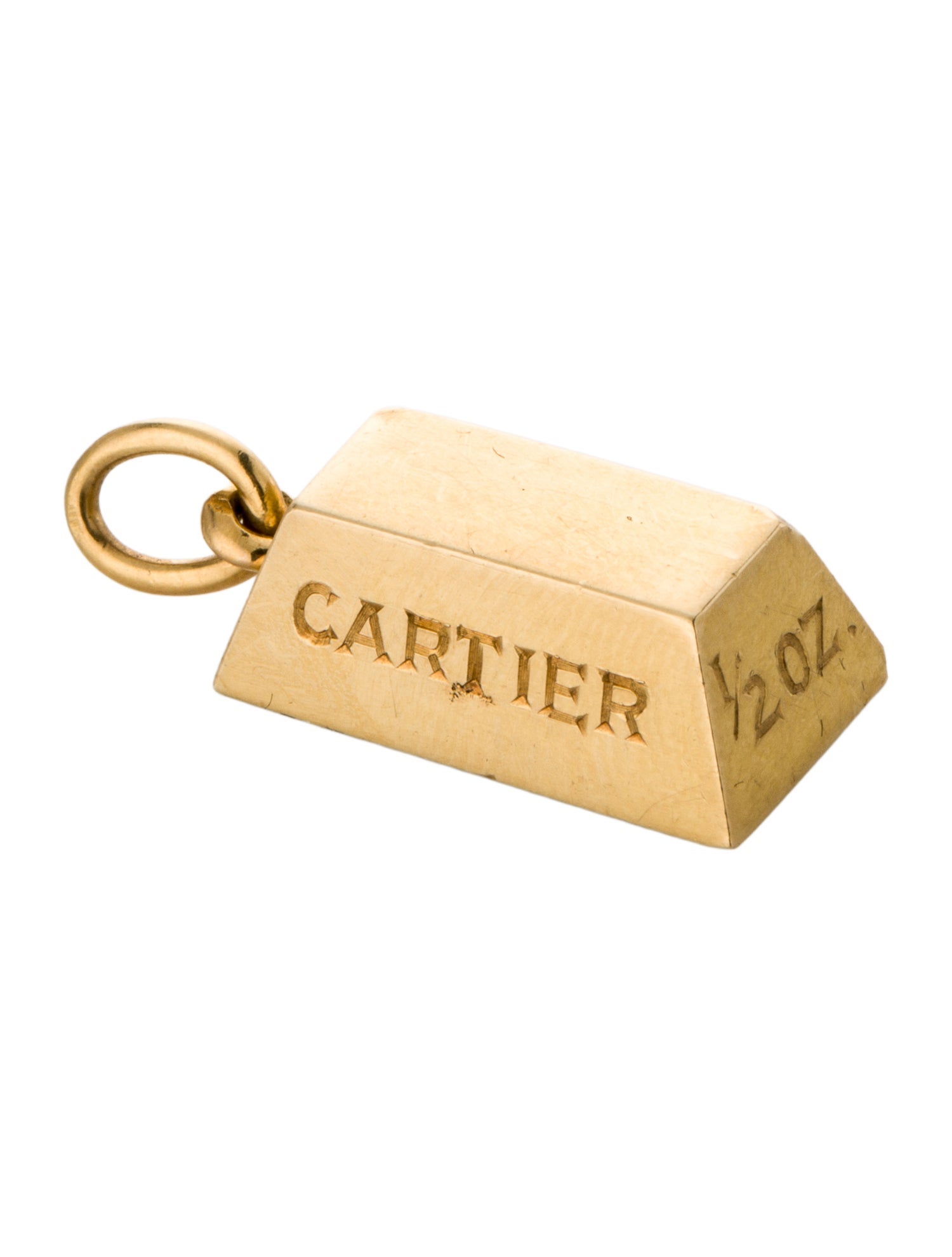 Cartier Vintage 1/2 oz Ingot Pendant