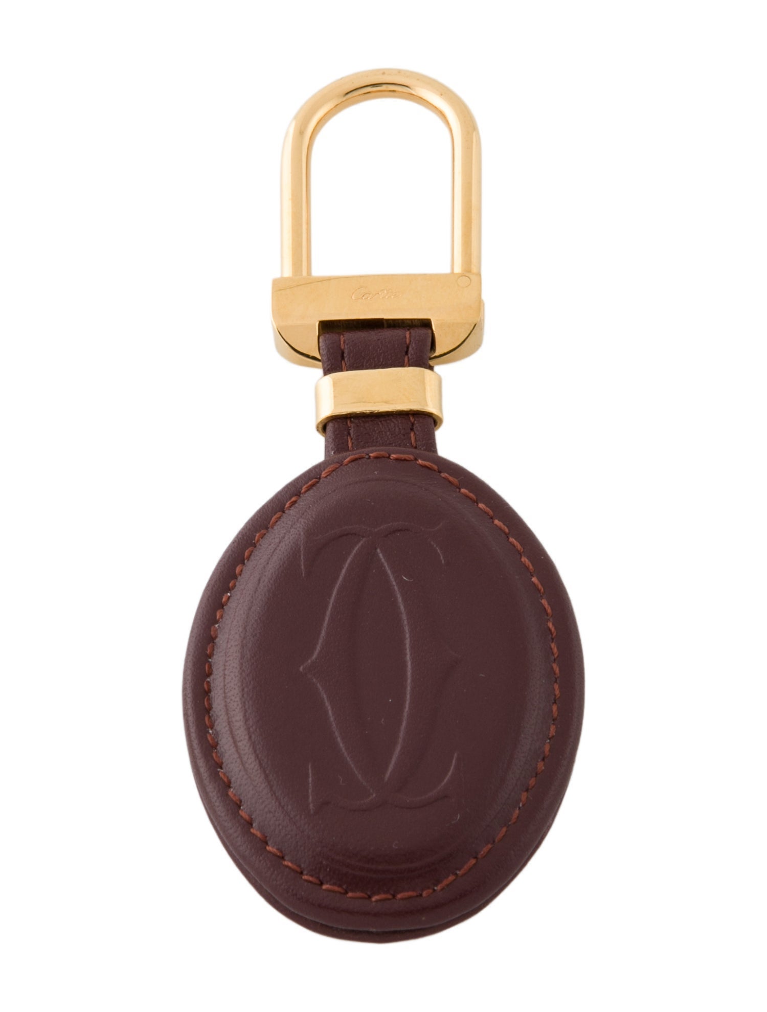 Cartier Leather Keychain