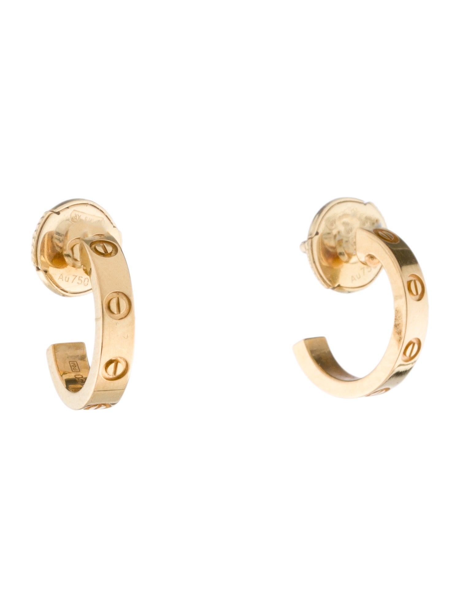 Cartier LOVE Hoop Earrings, Small Model