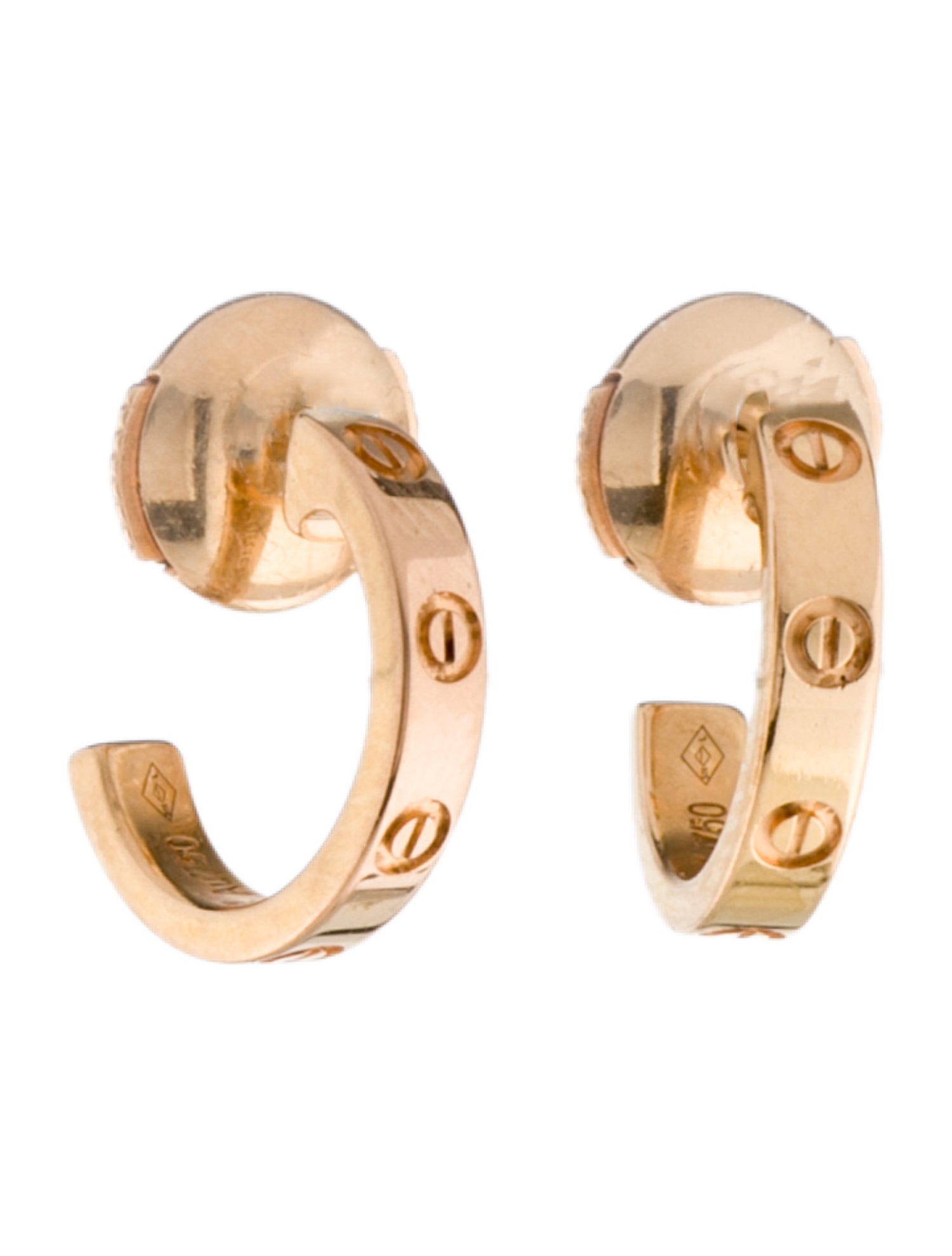 Cartier Small LOVE Hoop Earrings