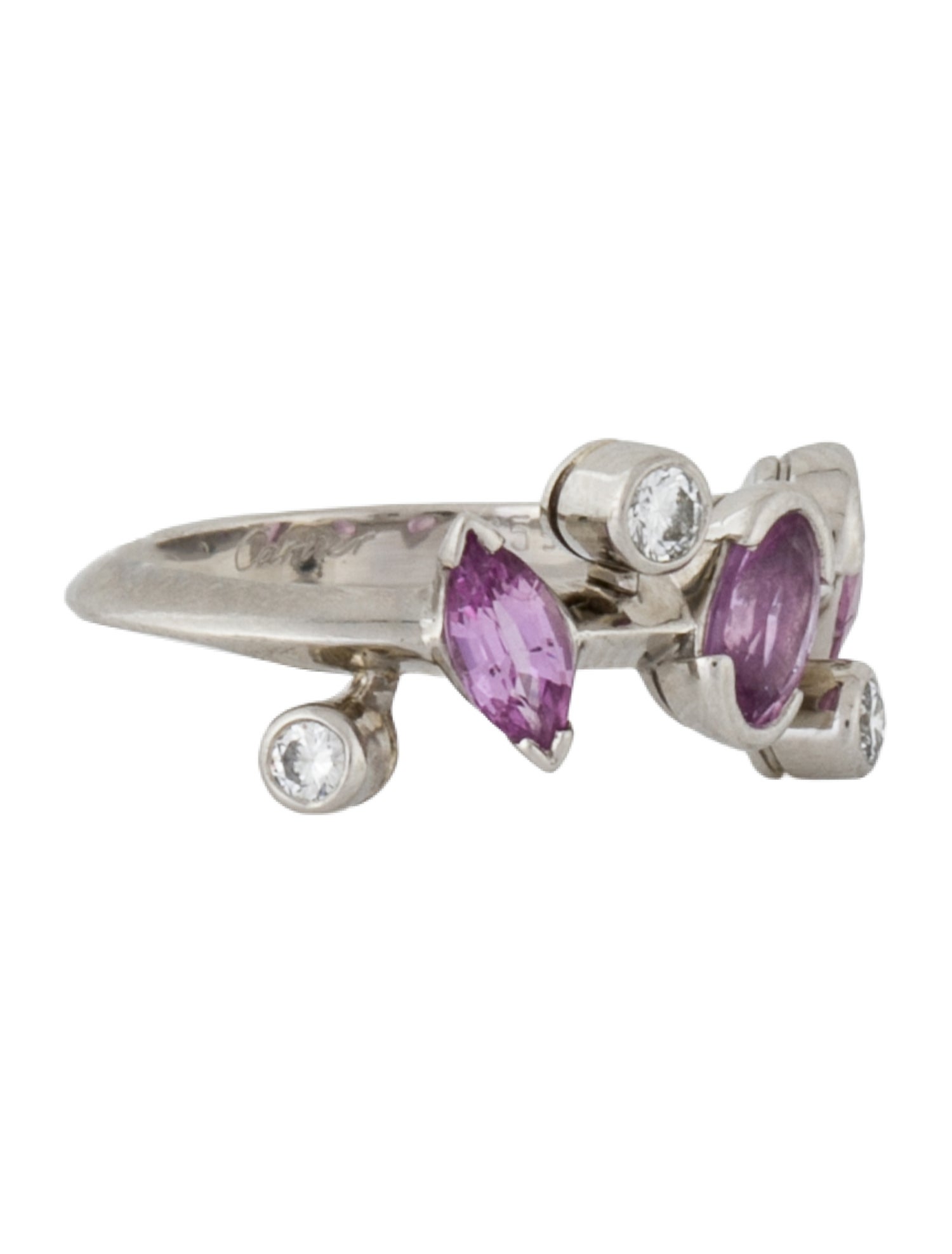 Cartier Cartier Platinum Sapphire & Diamond Meli Melo Ring