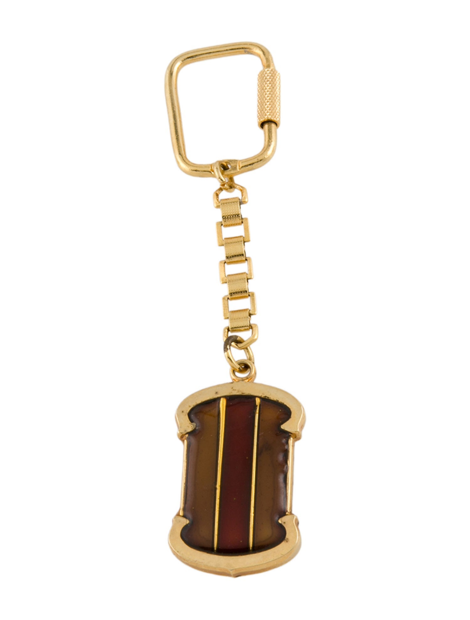 Cartier Enameled Metal Keychain